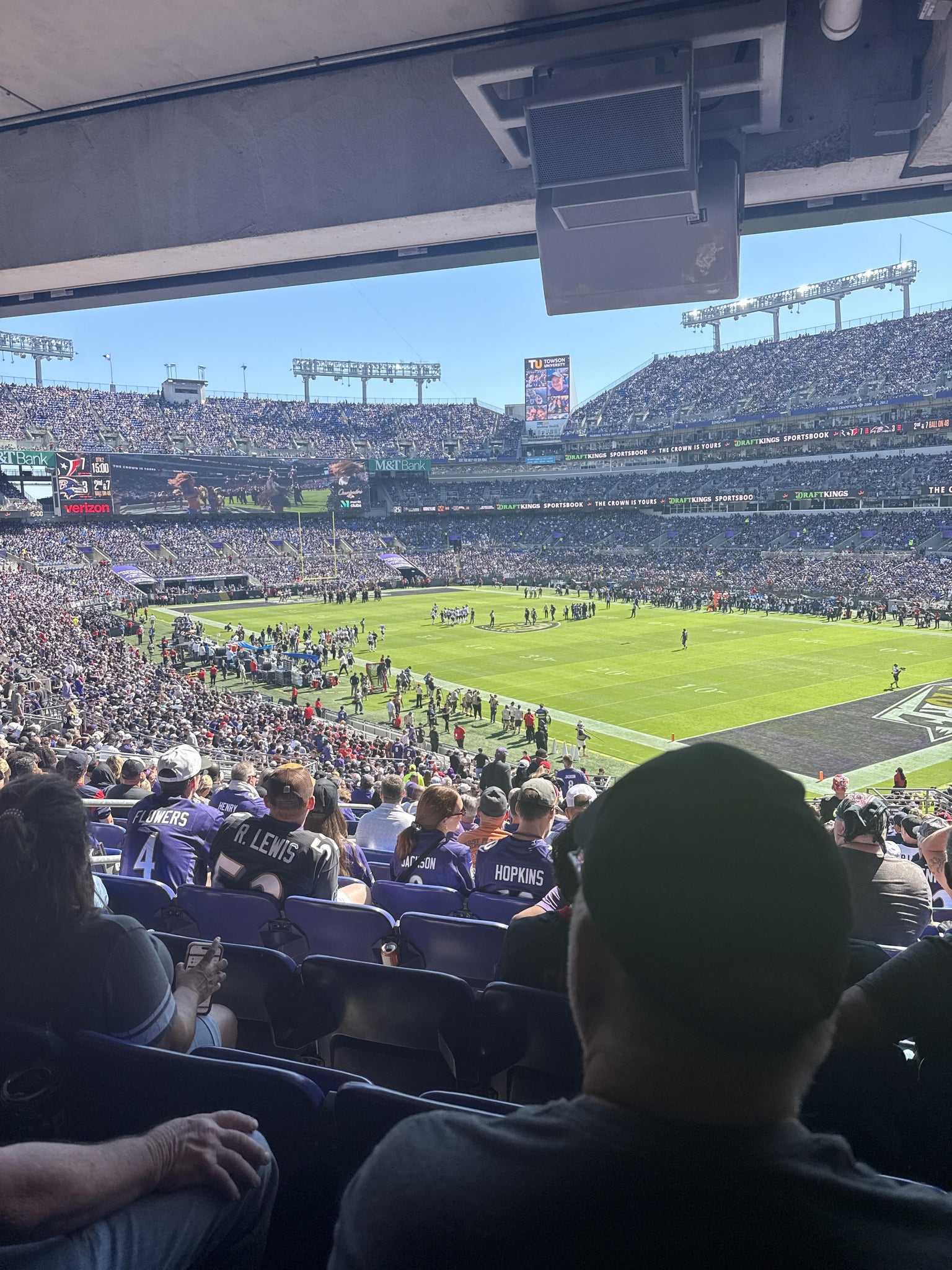 Real Fan View taken from Section 146 at M&T Bank Stadium by John B