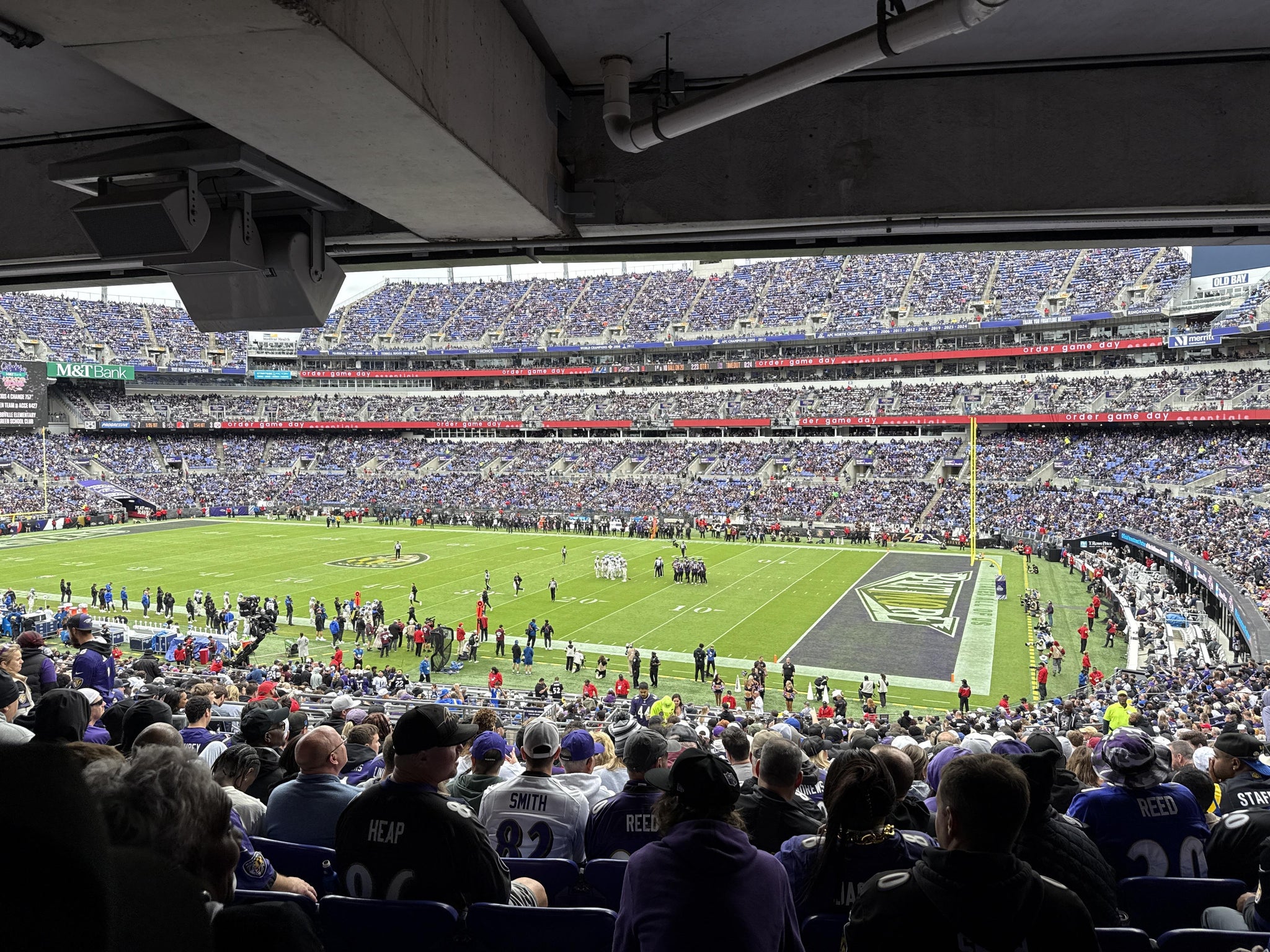 Real Fan View taken from Section 148 at M&T Bank Stadium by James M