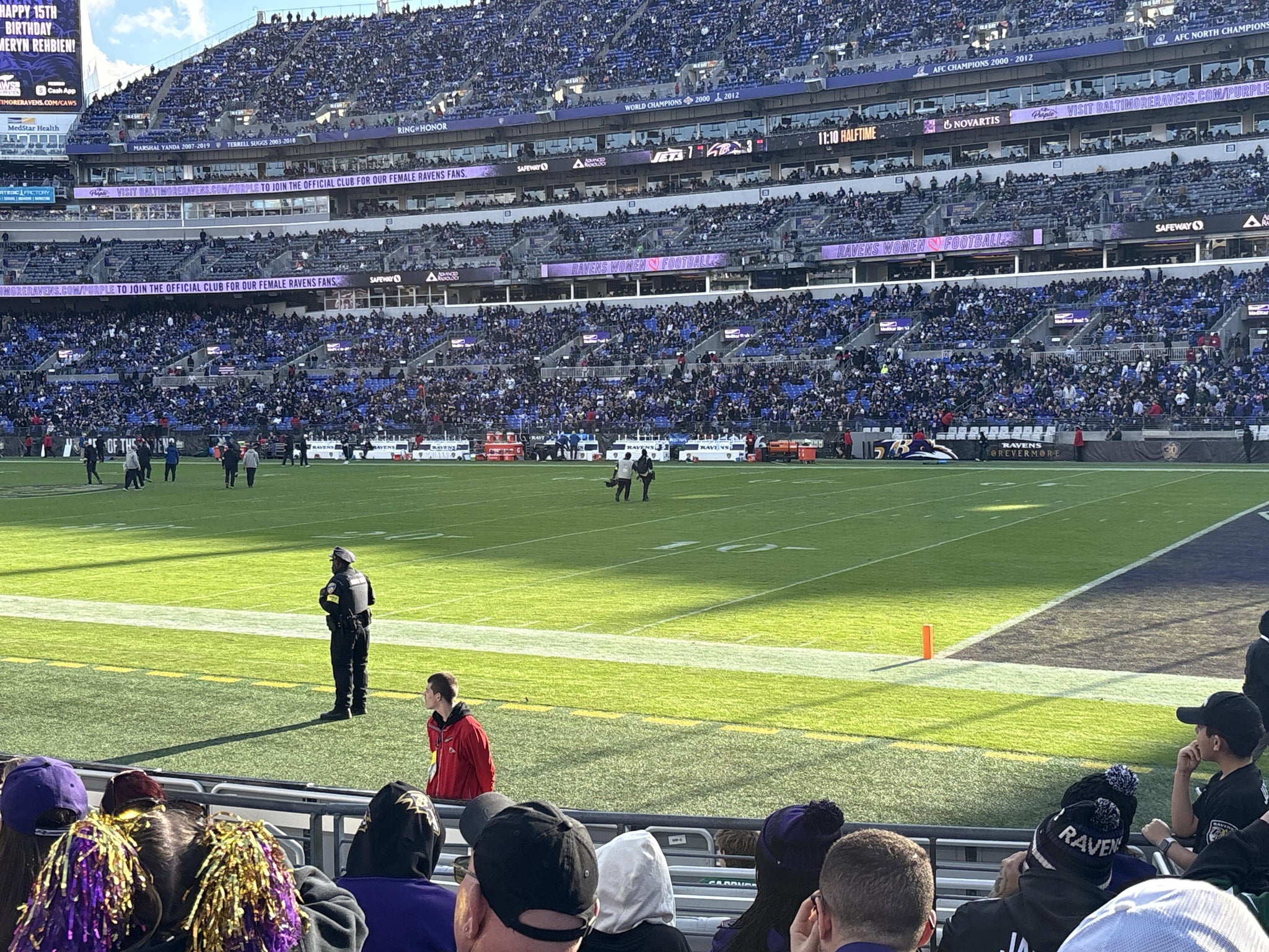 Real Fan View taken from Section 148 at M&T Bank Stadium by Stephen J