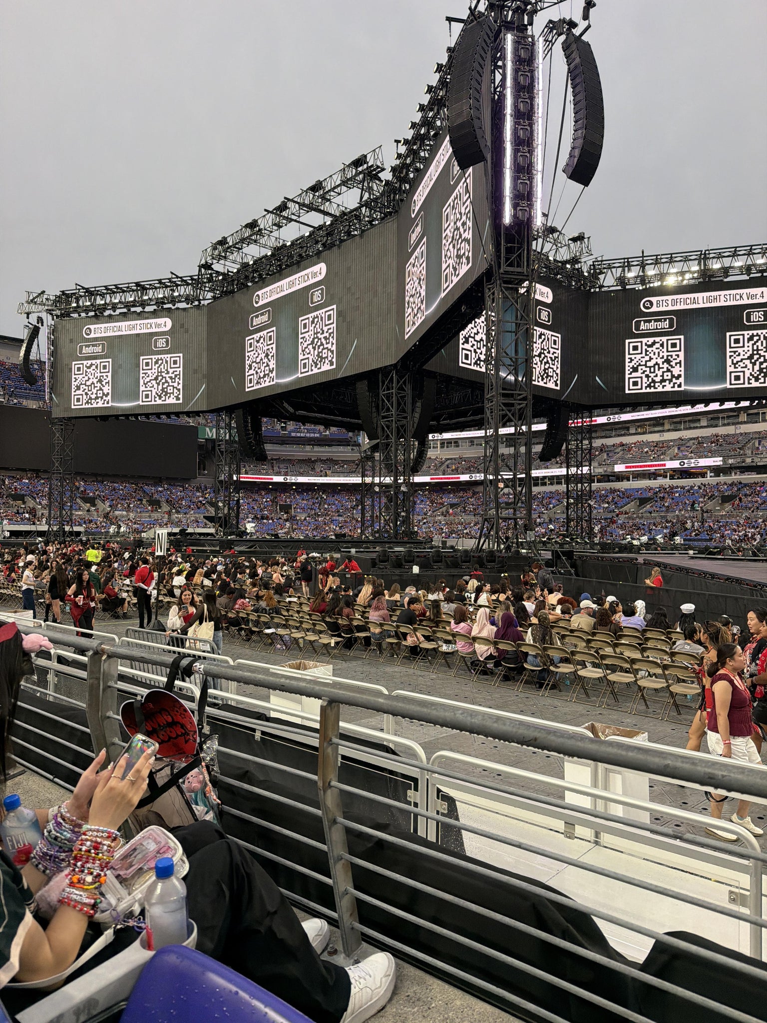 Vue réelle des fans prise de la Section 150 au site M&T Bank Stadium par Ma lourdes B