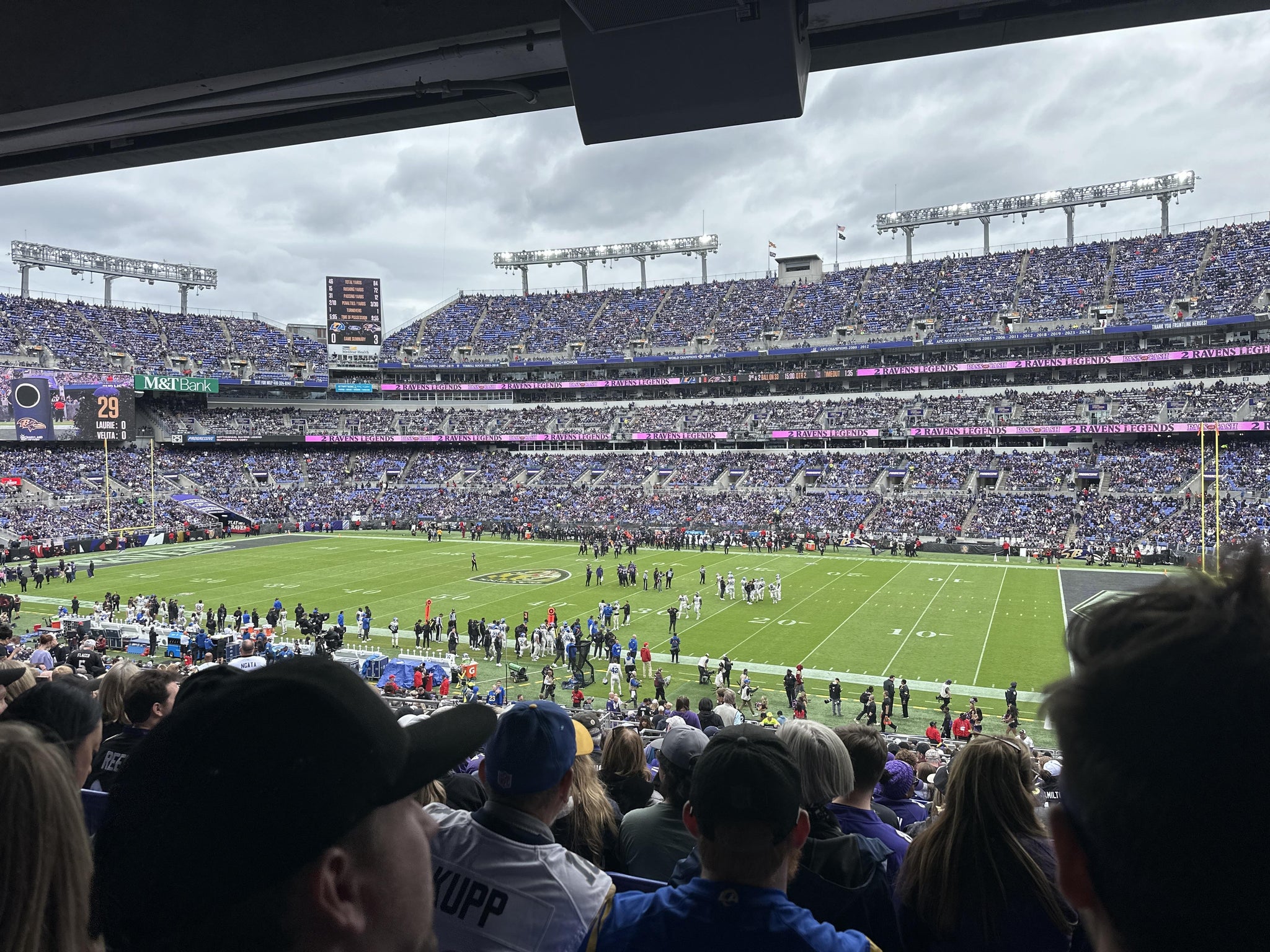 Real Fan View taken from Section 150 at M&T Bank Stadium by Rick M
