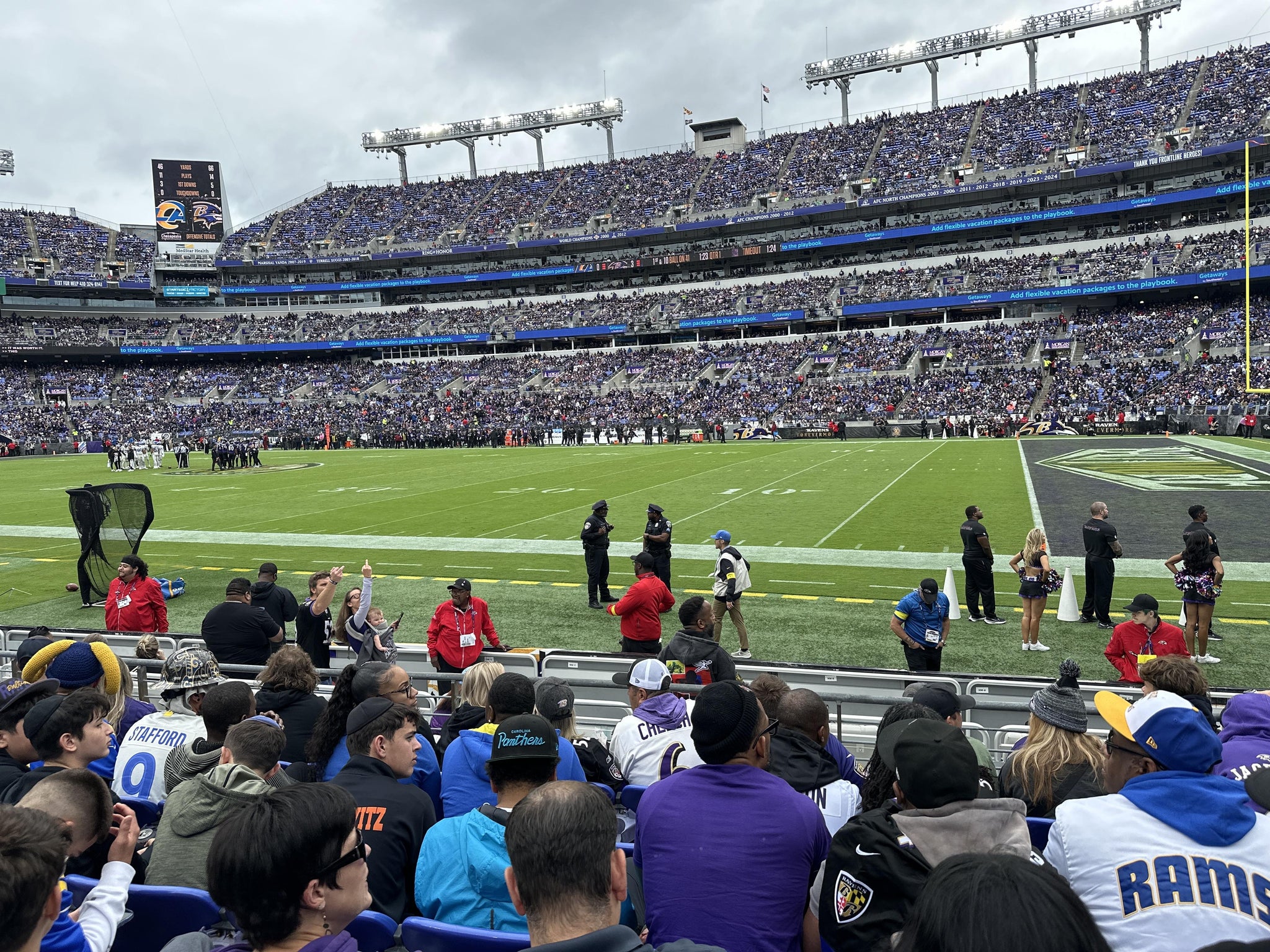 Real Fan View taken from Section 150 at M&T Bank Stadium by Janese D