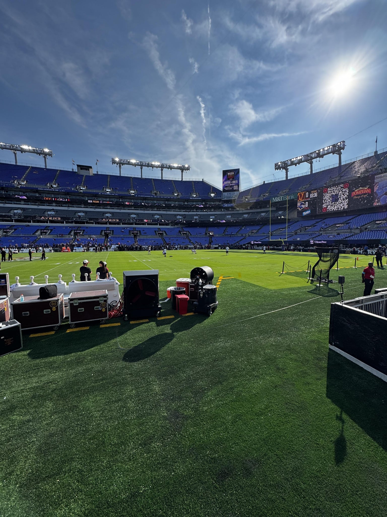 Vue réelle des fans prise de la Section 152 au site M&T Bank Stadium par Kaitlyn L