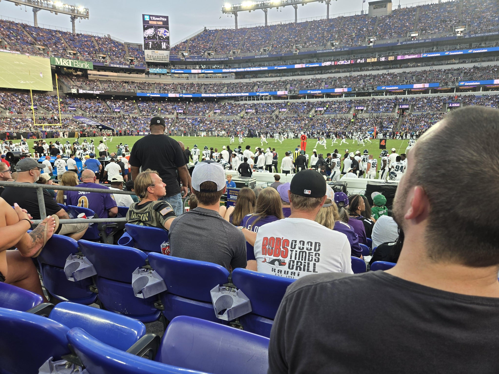 Real Fan View taken from Section 152 at M&T Bank Stadium by Robert A