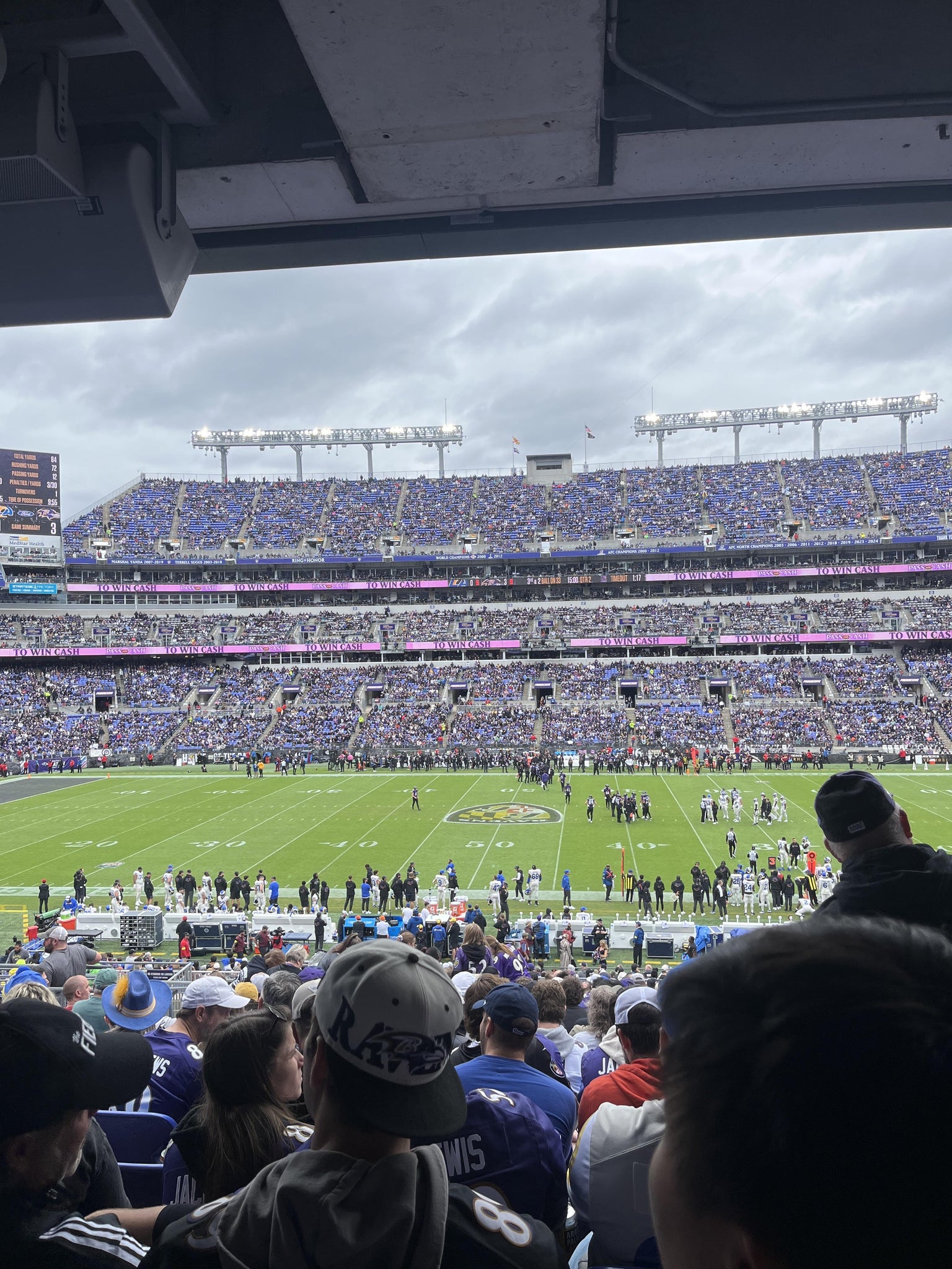 Real Fan View taken from Section 153 at M&T Bank Stadium by Susan D