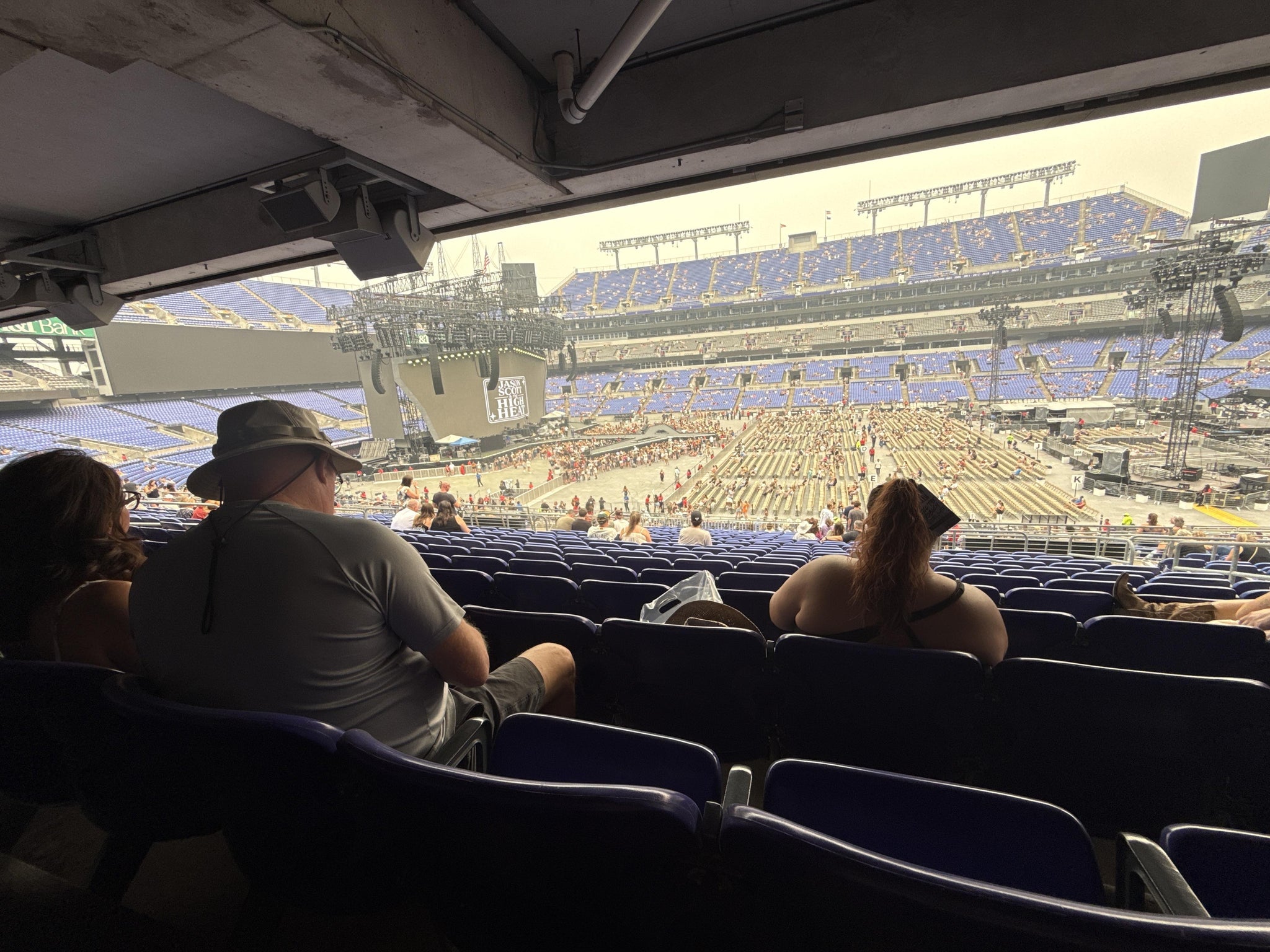 Real Fan View taken from Section 153 at M&T Bank Stadium by Christina J