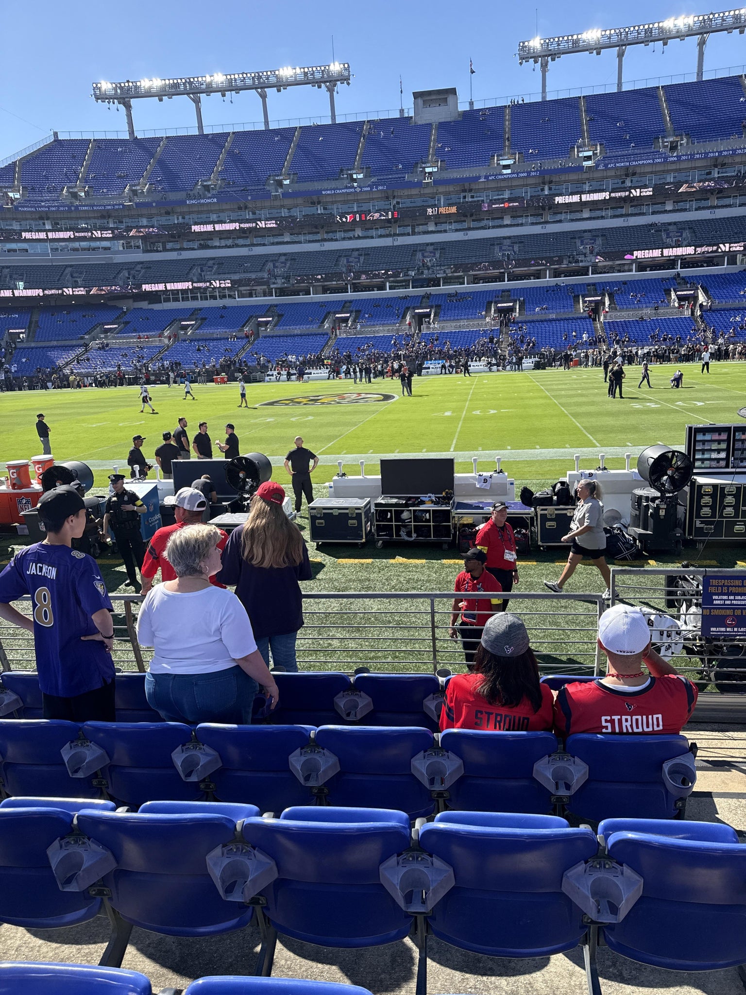 Real Fan View taken from Section 153 at M&T Bank Stadium by Melvin H
