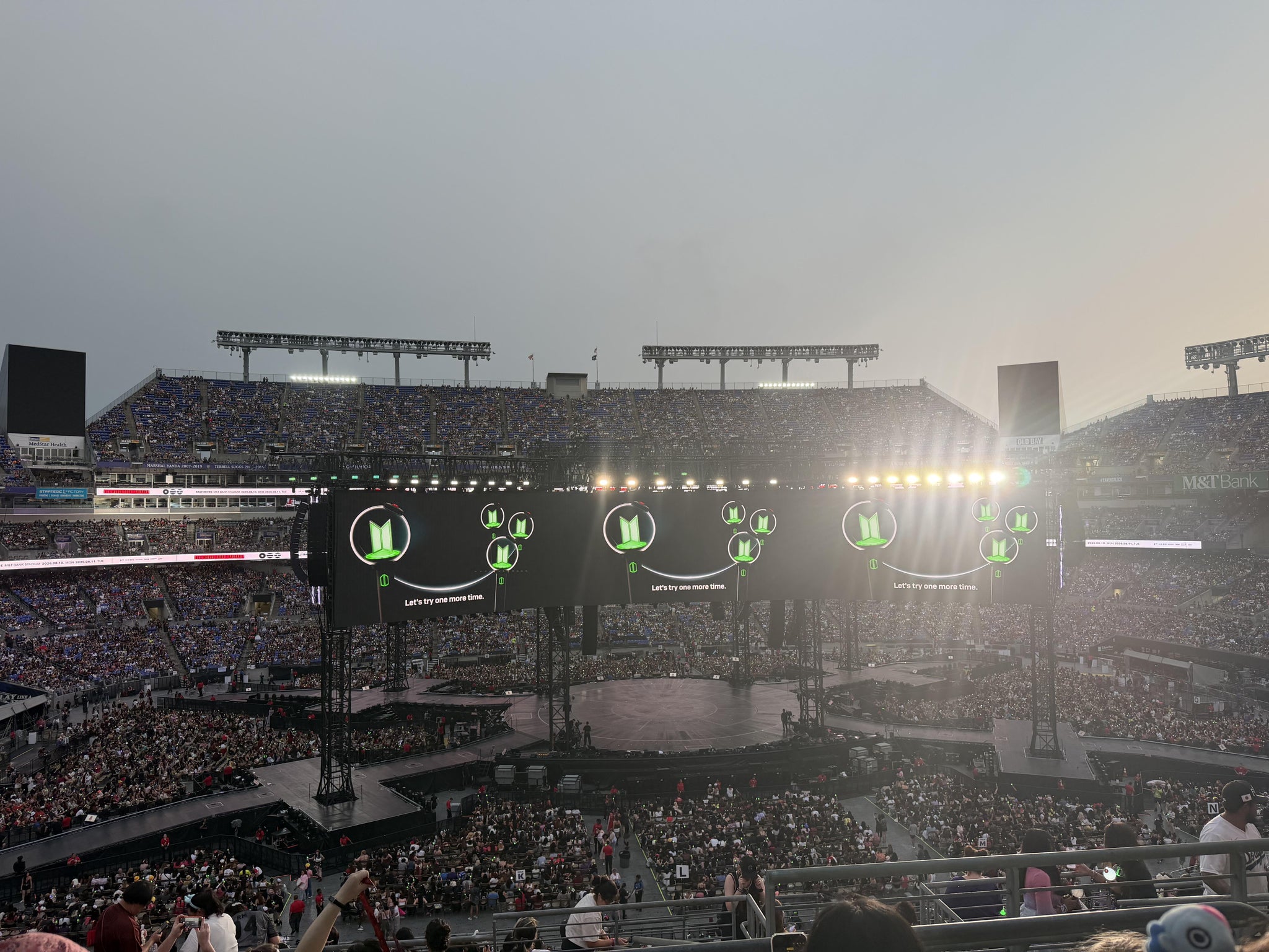 Real Fan View taken from Section 201 at M&T Bank Stadium by Sangeetha K