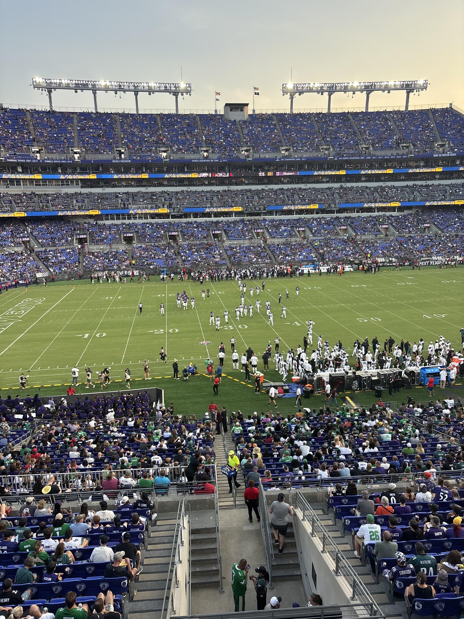 Real Fan View taken from Section 202 at M&T Bank Stadium by Chris B