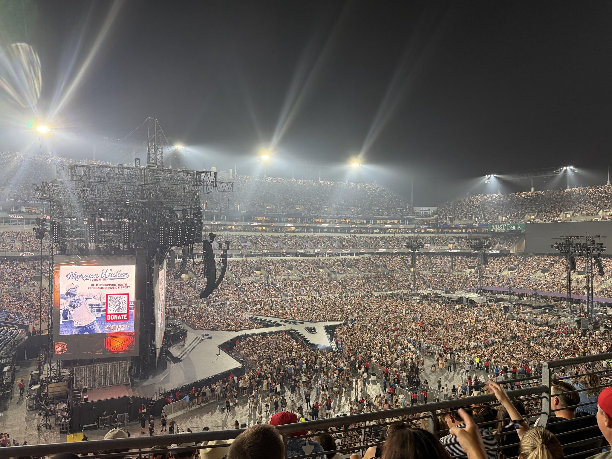 Real Fan View taken from Section 204 at M&T Bank Stadium by Kelly R