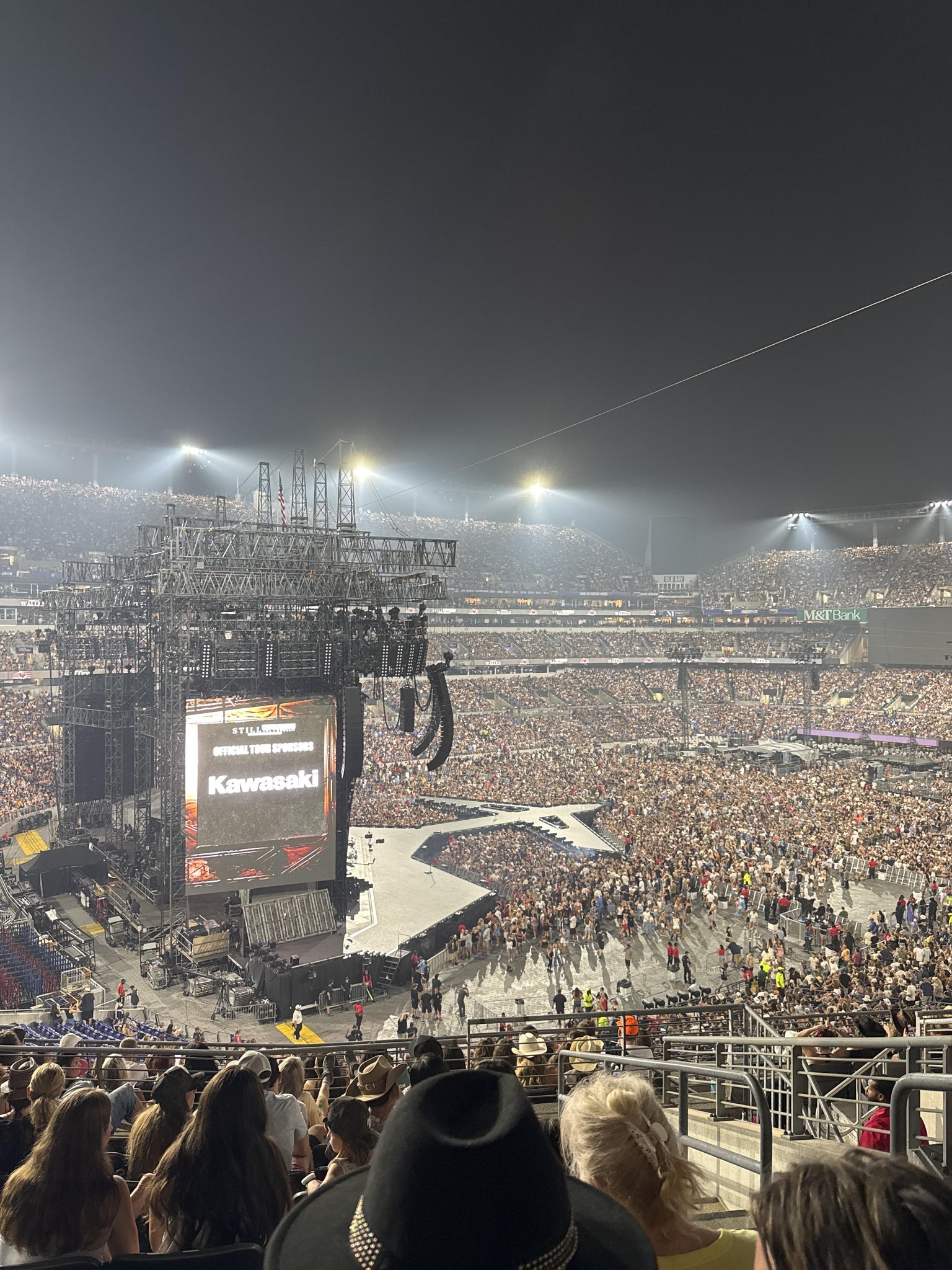 Real Fan View taken from Section 206 at M&T Bank Stadium by John S