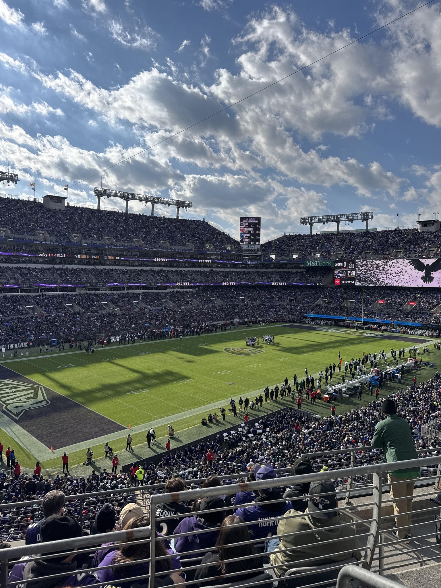 Real Fan View taken from Section 206 at M&T Bank Stadium by John G