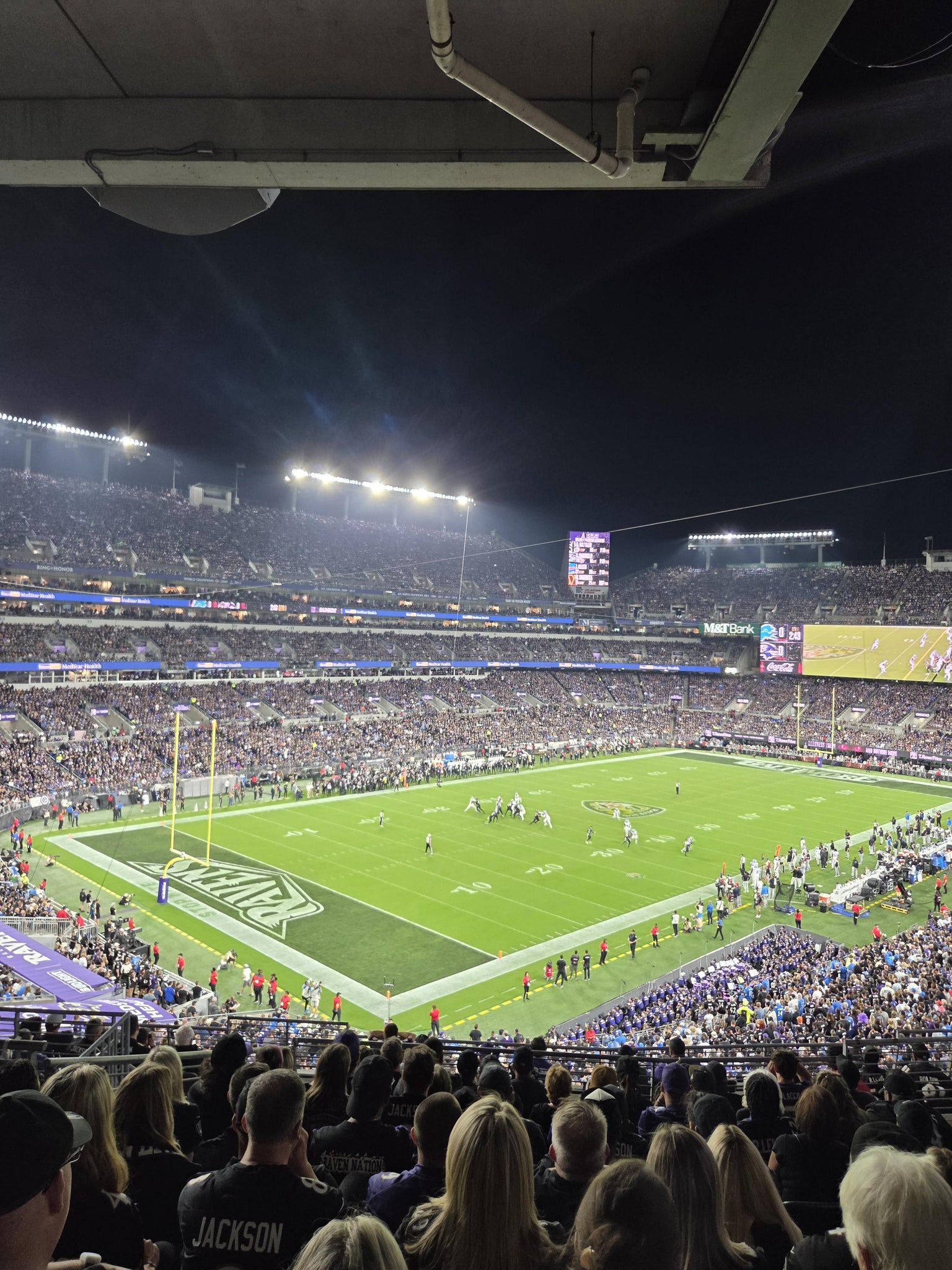 Real Fan View taken from Section 207 at M&T Bank Stadium by Laura B