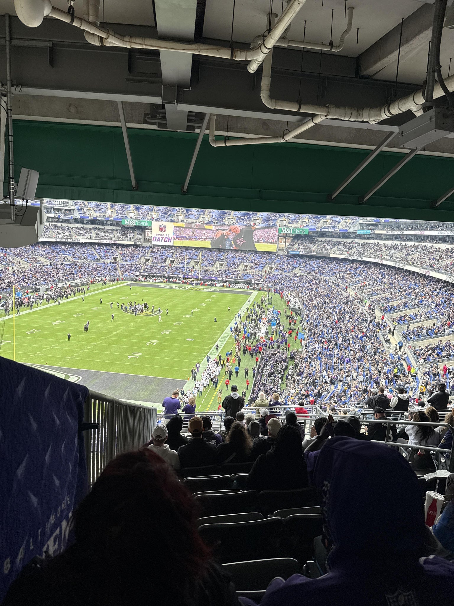 Real Fan View taken from Section 209 at M&T Bank Stadium by Regina C