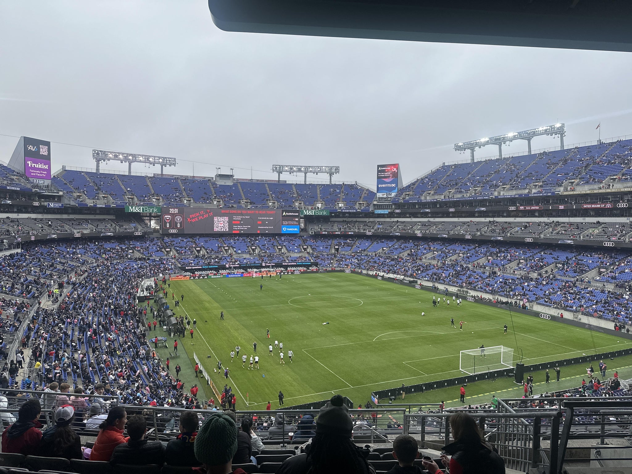 Real Fan View taken from Section 217 at M&T Bank Stadium by Karl M