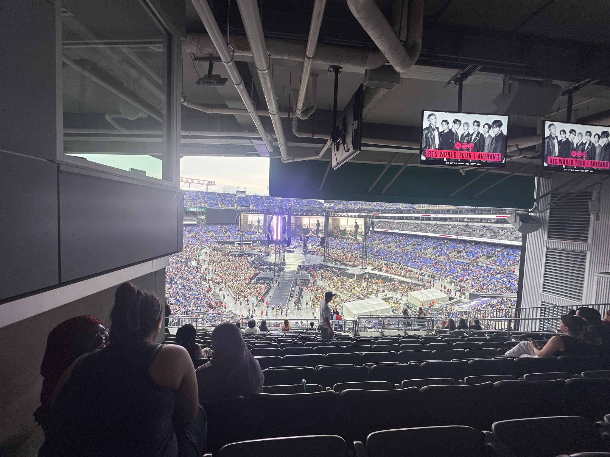 Vue réelle des fans prise de la Section 217 au site M&T Bank Stadium par Jazmine P