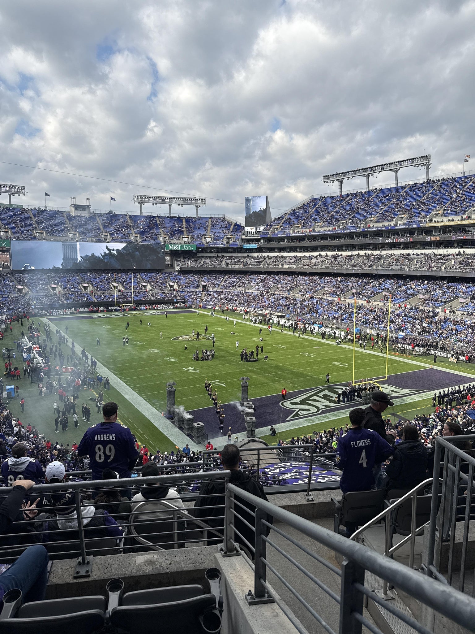 Real Fan View taken from Section 217 at M&T Bank Stadium by Aretha L