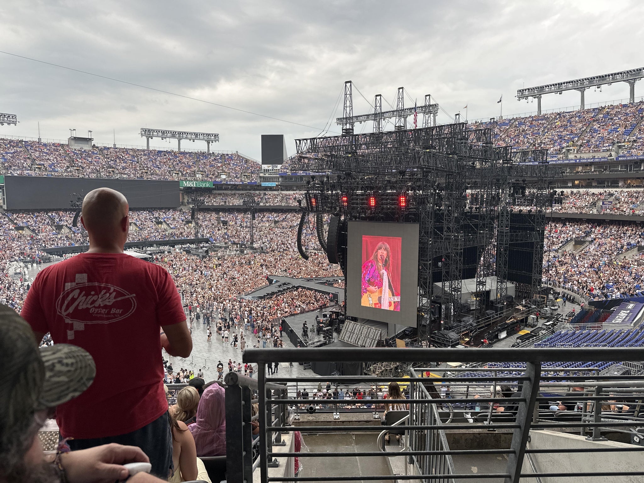 Real Fan View taken from Section 219 at M&T Bank Stadium by Nikki H