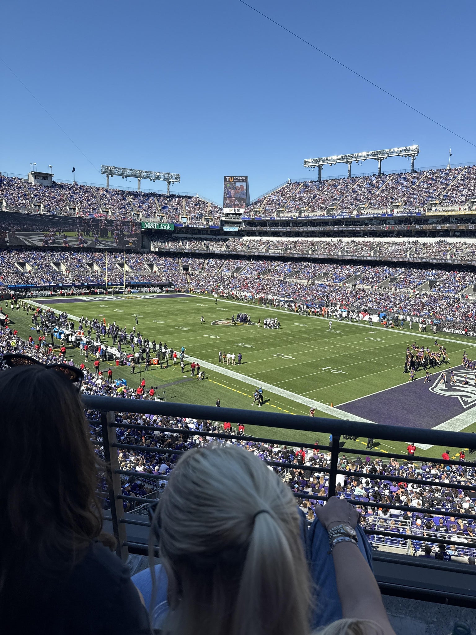 Real Fan View taken from Section 220 at M&T Bank Stadium by Glenn W