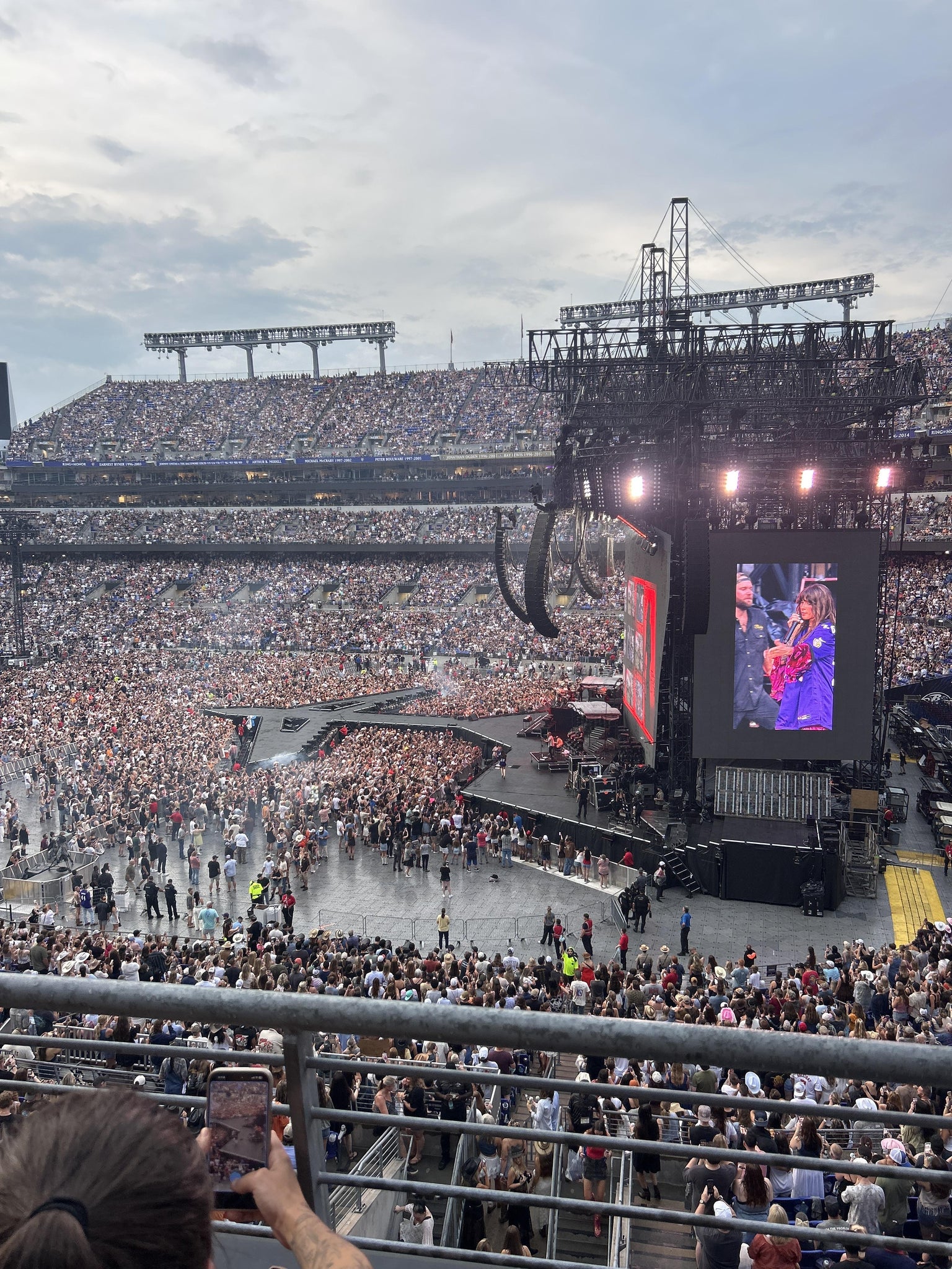 Real Fan View taken from Section 222 at M&T Bank Stadium by Stacie D