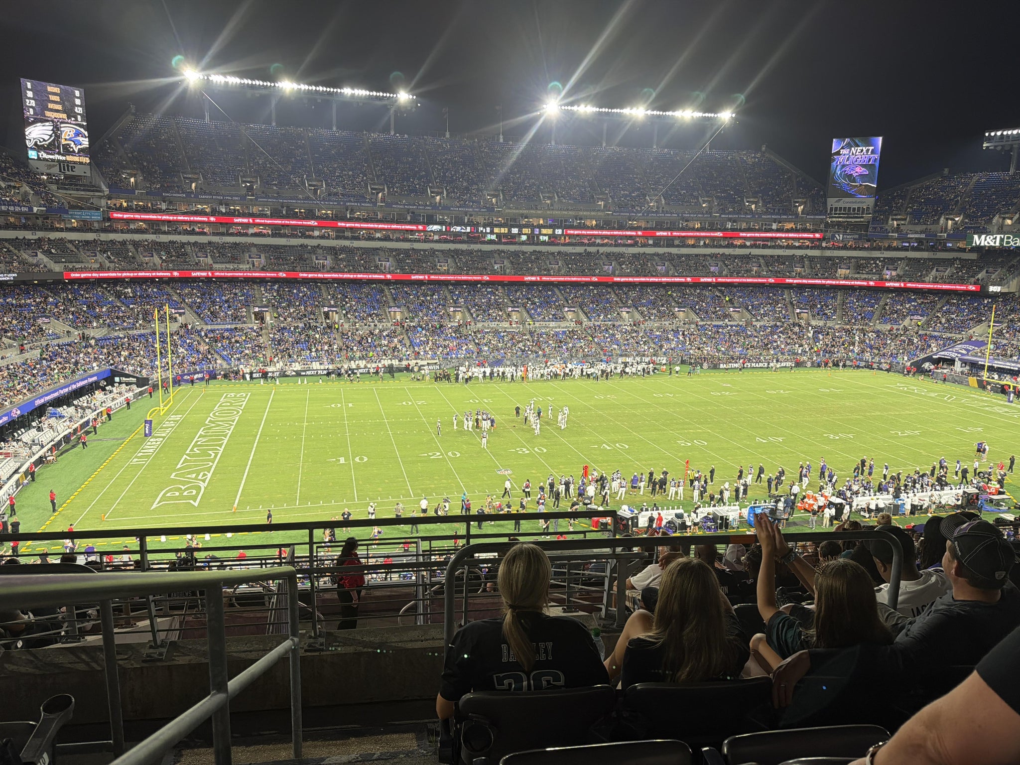 Real Fan View taken from Section 229 at M&T Bank Stadium by George F
