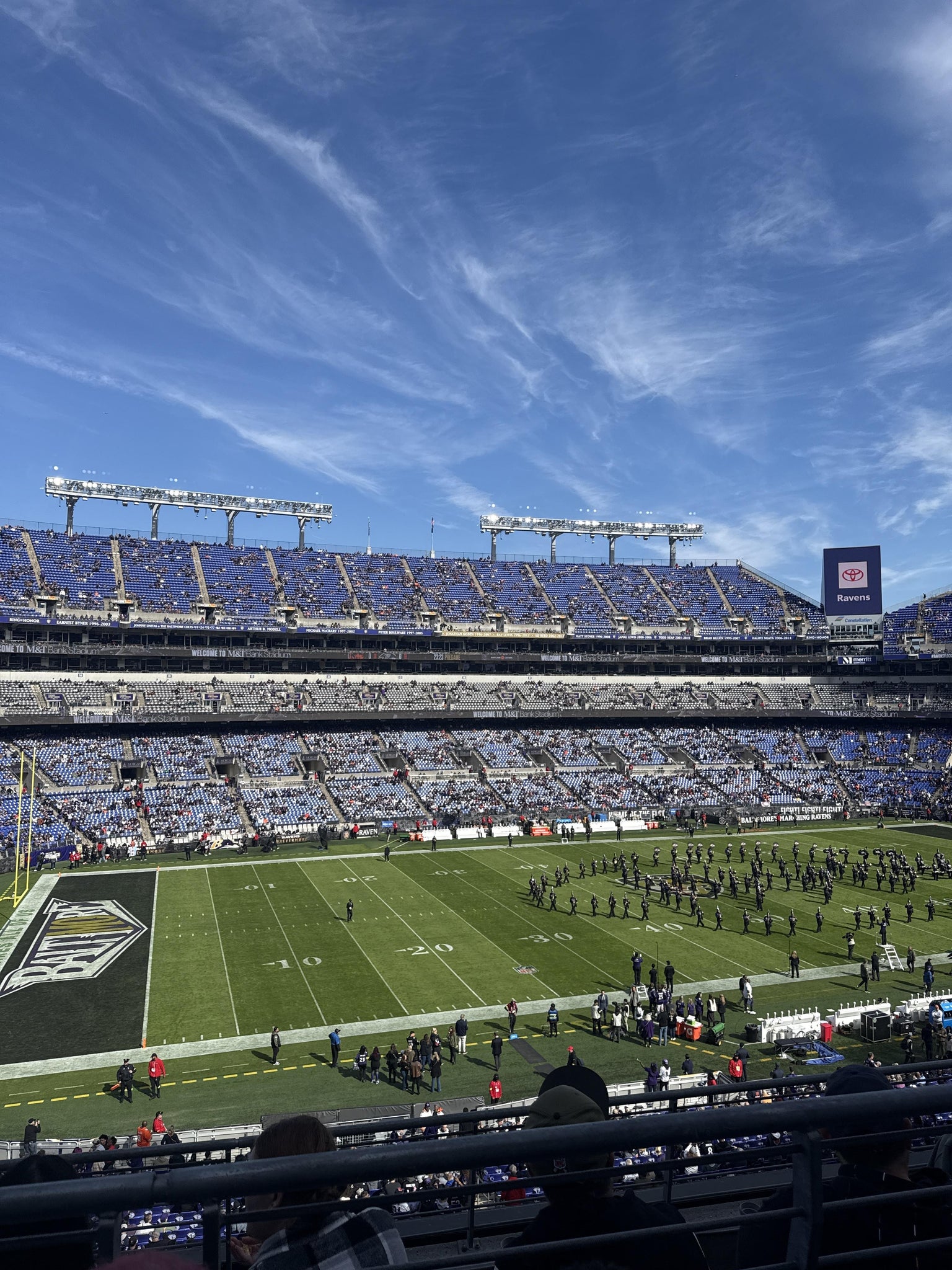 Real Fan View taken from Section 230 at M&T Bank Stadium by Sabrina B
