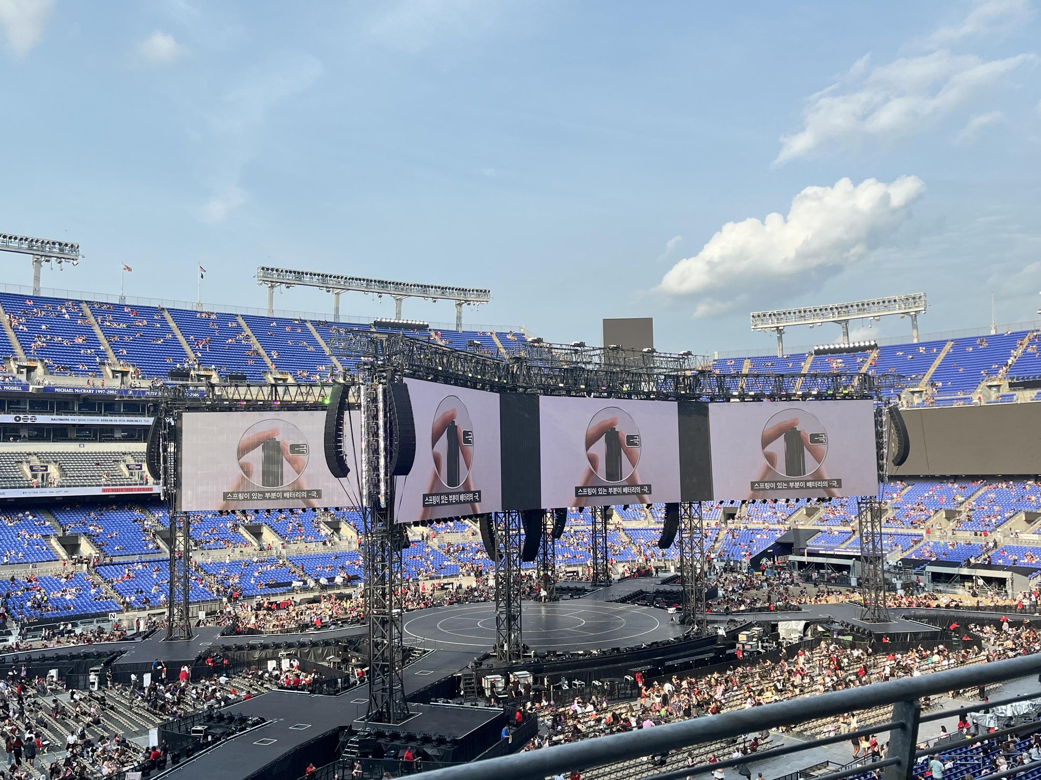 Real Fan View taken from Section 232 at M&T Bank Stadium by Richelle T