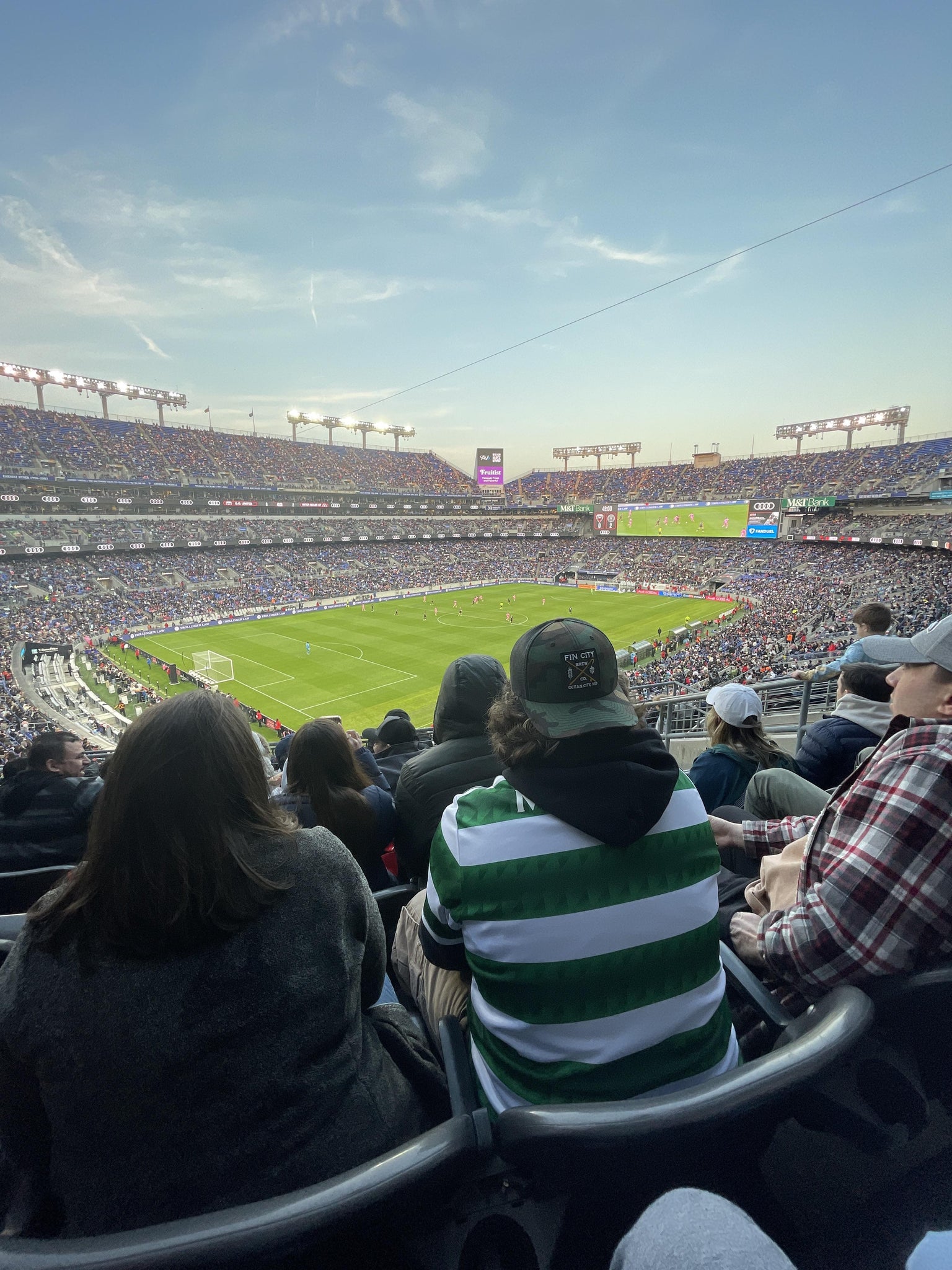 Vue réelle des fans prise de la Section 233 au site M&T Bank Stadium par Jeremy C