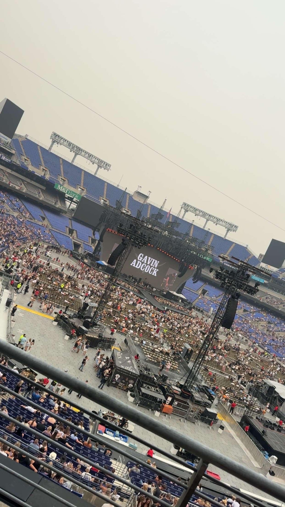 Real Fan View taken from Section 243 at M&T Bank Stadium by Christina H
