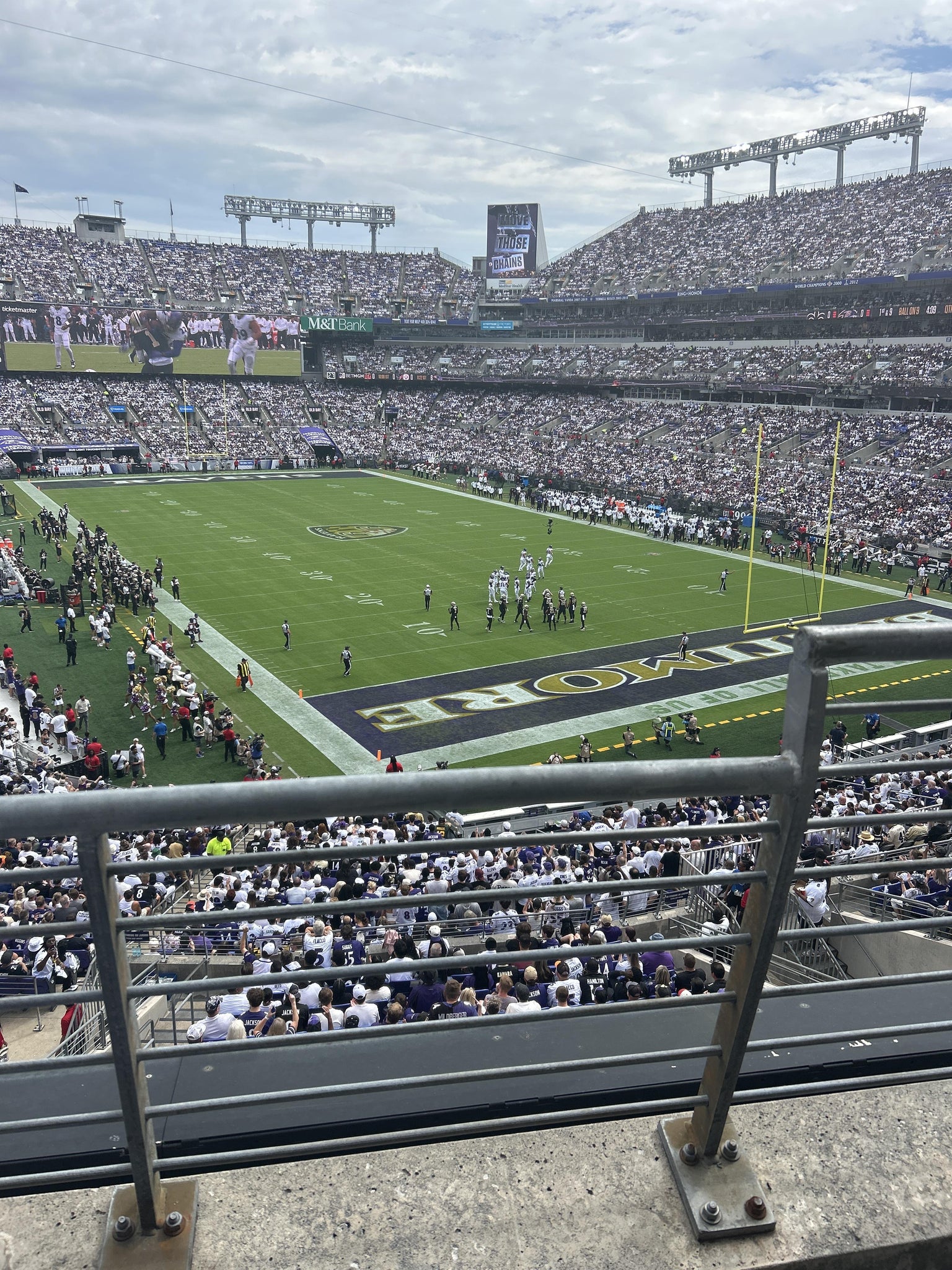 Real Fan View taken from Section 244 at M&T Bank Stadium by Lucas M