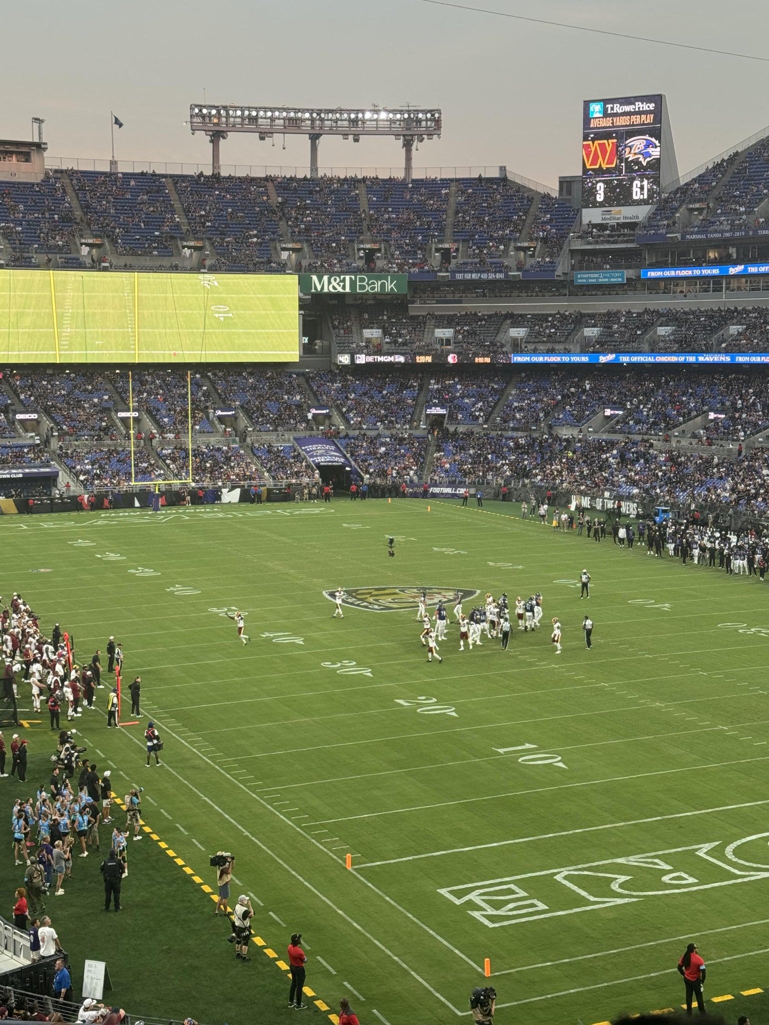 Vue réelle des fans prise de la Section 244 au site M&T Bank Stadium par Alex C