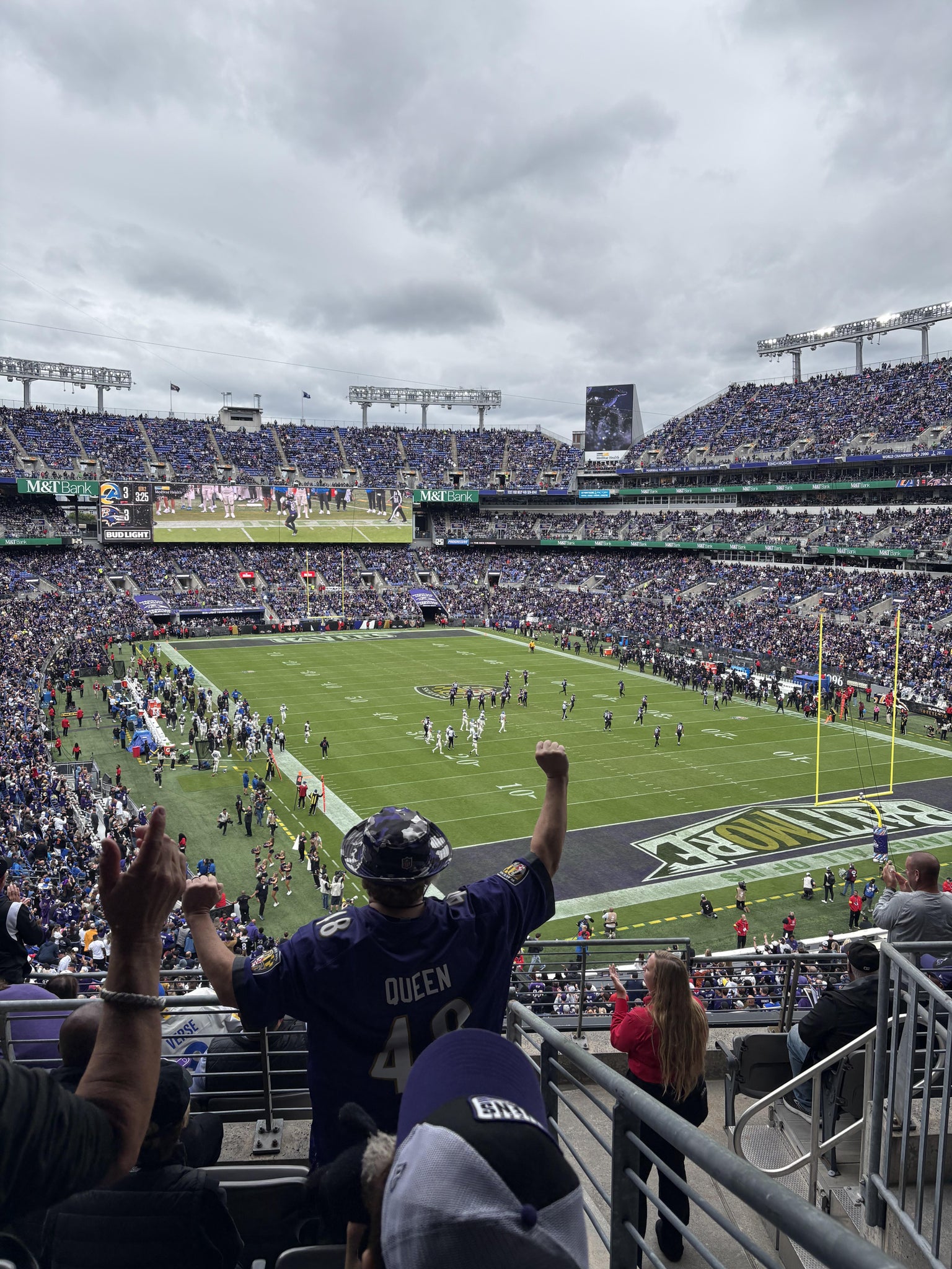 Real Fan View taken from Section 244 at M&T Bank Stadium by Vedant P