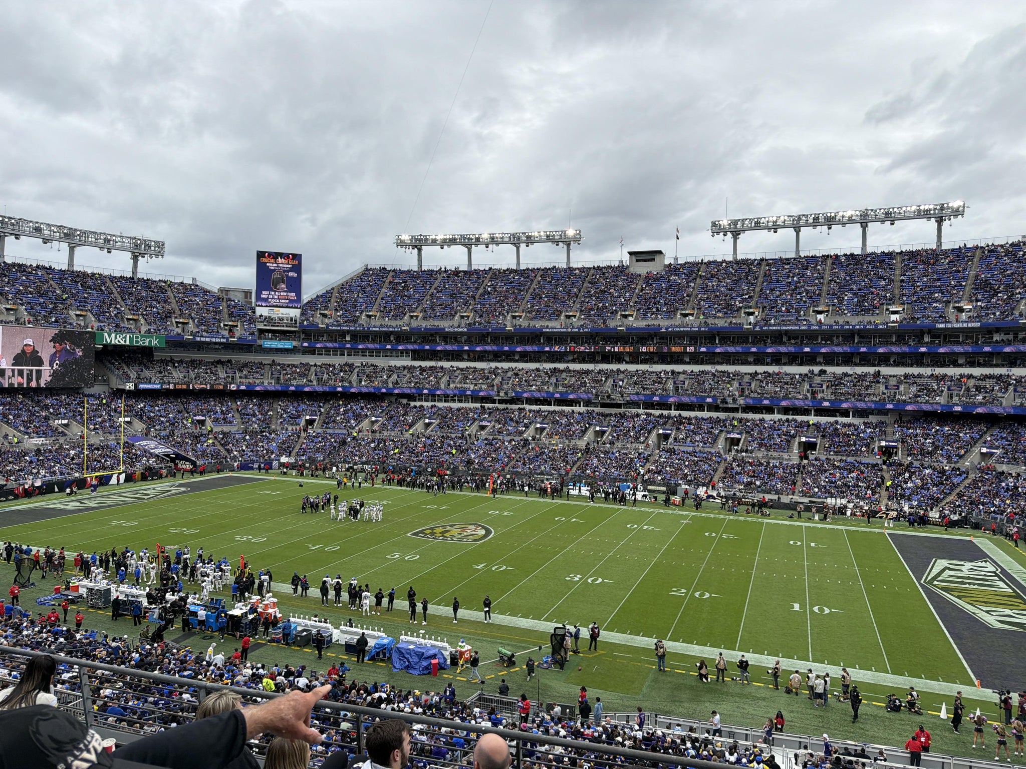 Real Fan View taken from Section 251 at M&T Bank Stadium by Martin P