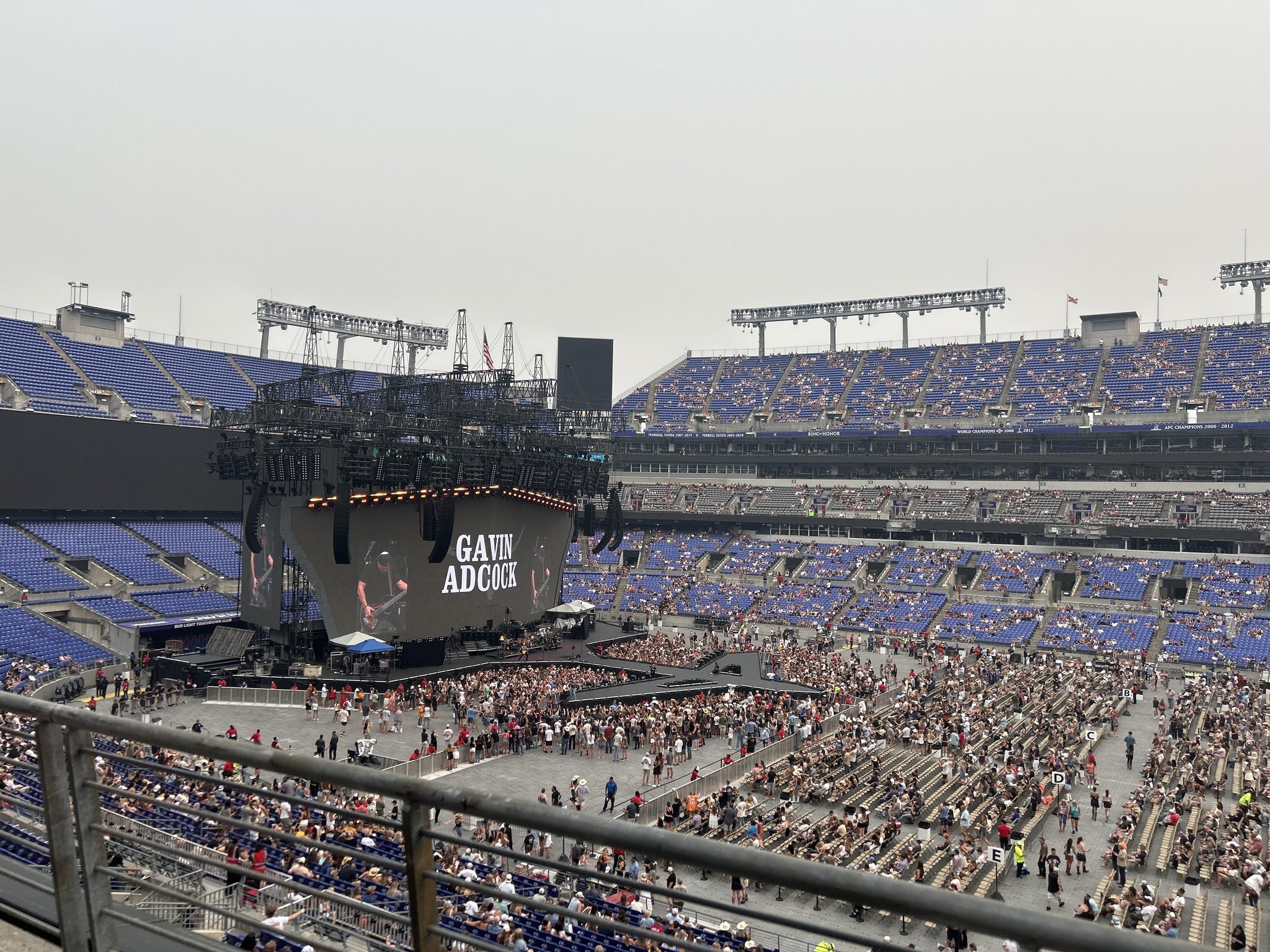 Real Fan View taken from Section 252 at M&T Bank Stadium by Mackenzie H