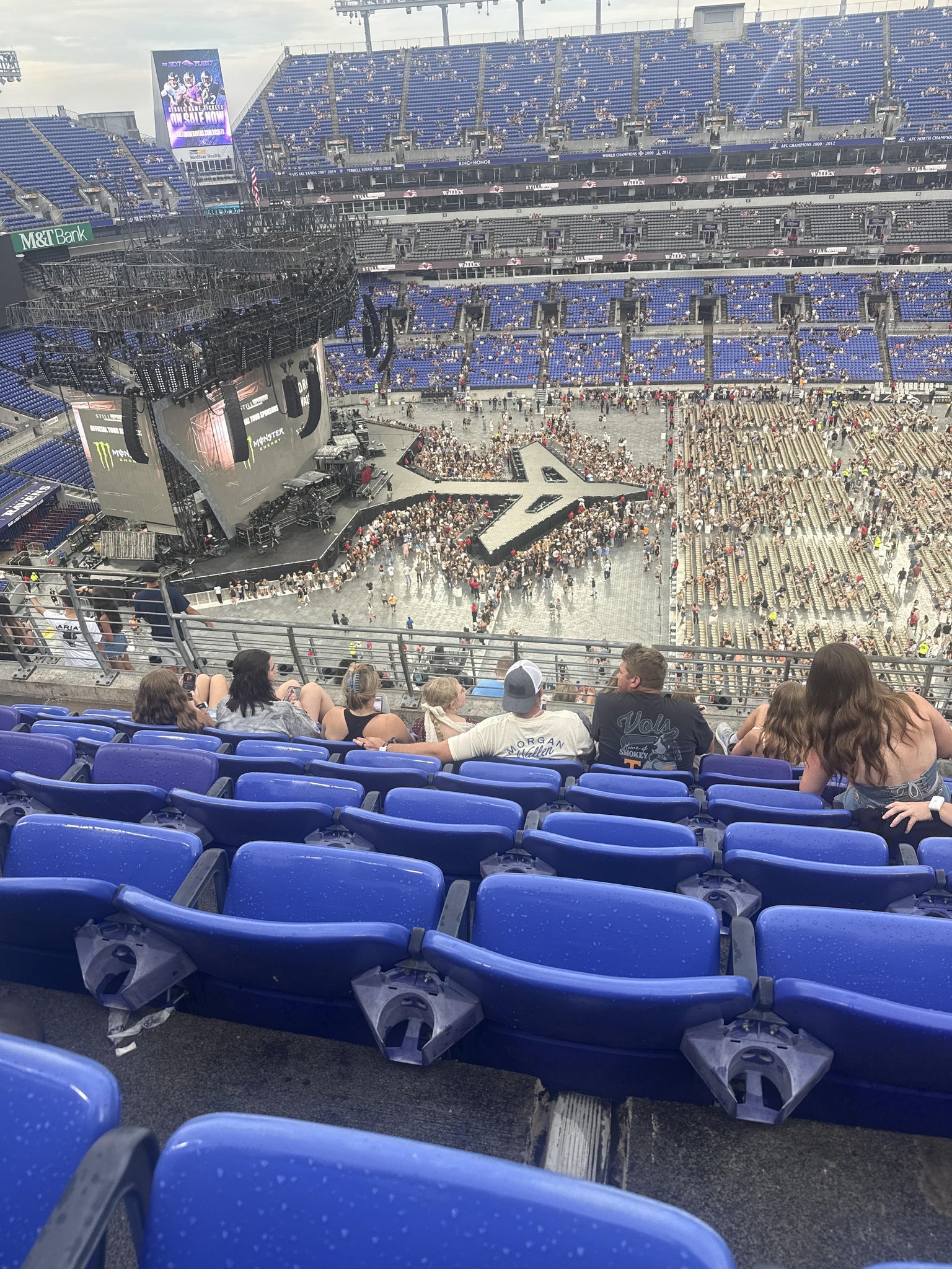 Real Fan View taken from Section 500 at M&T Bank Stadium by Dylan B