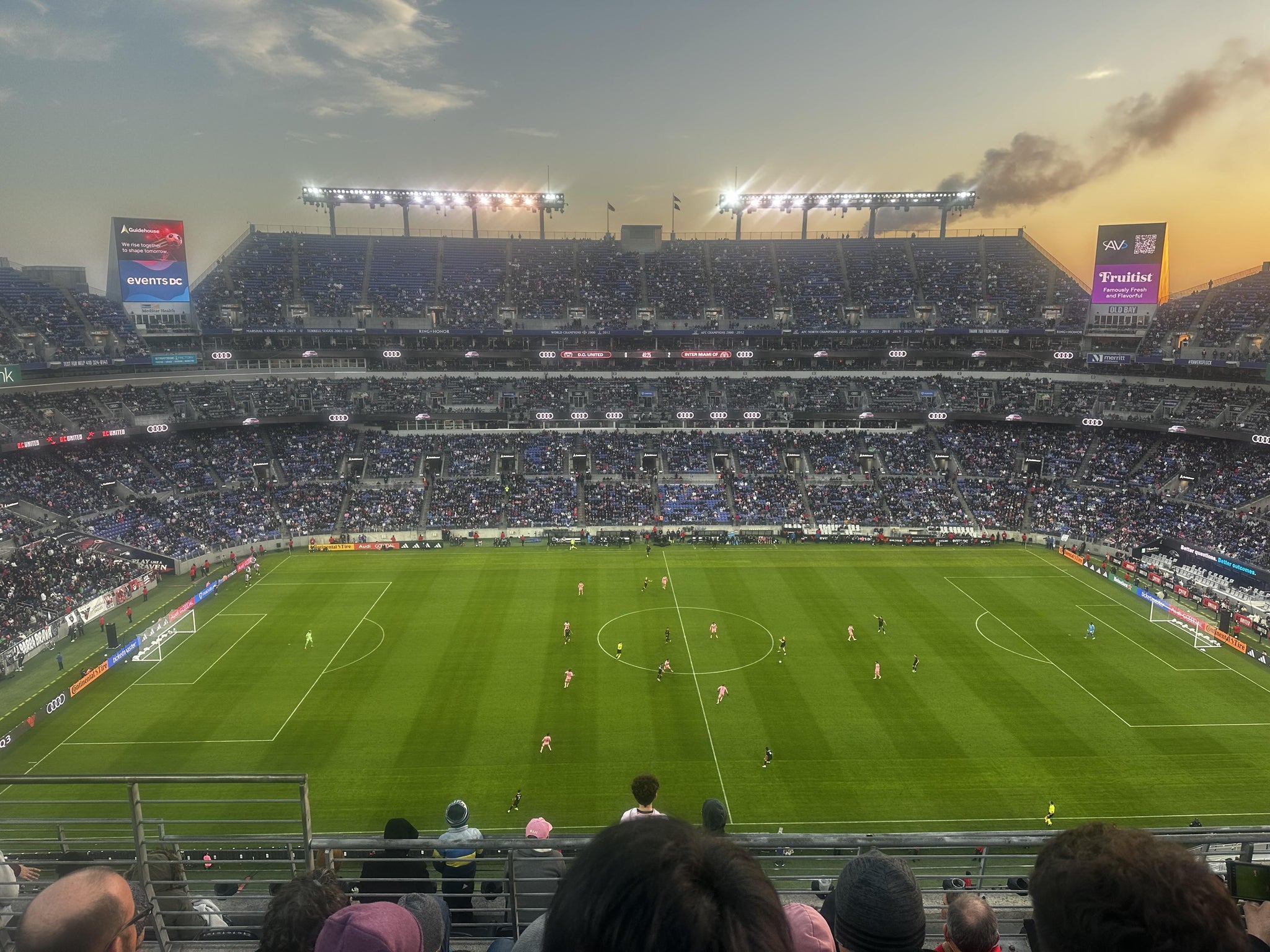 Real Fan View taken from Section 500 at M&T Bank Stadium by Melissa J