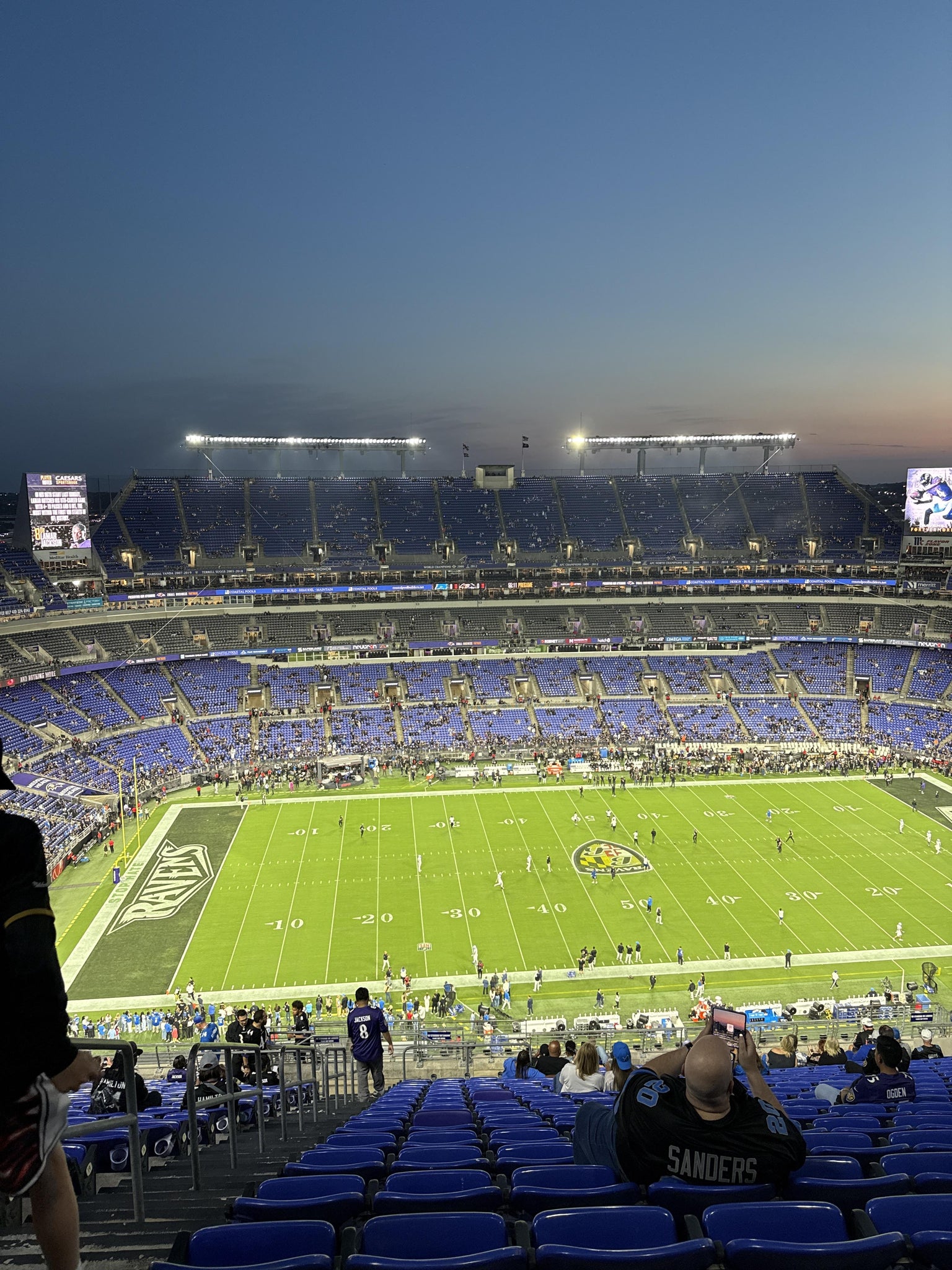 Real Fan View taken from Section 501 at M&T Bank Stadium by Anonymous User