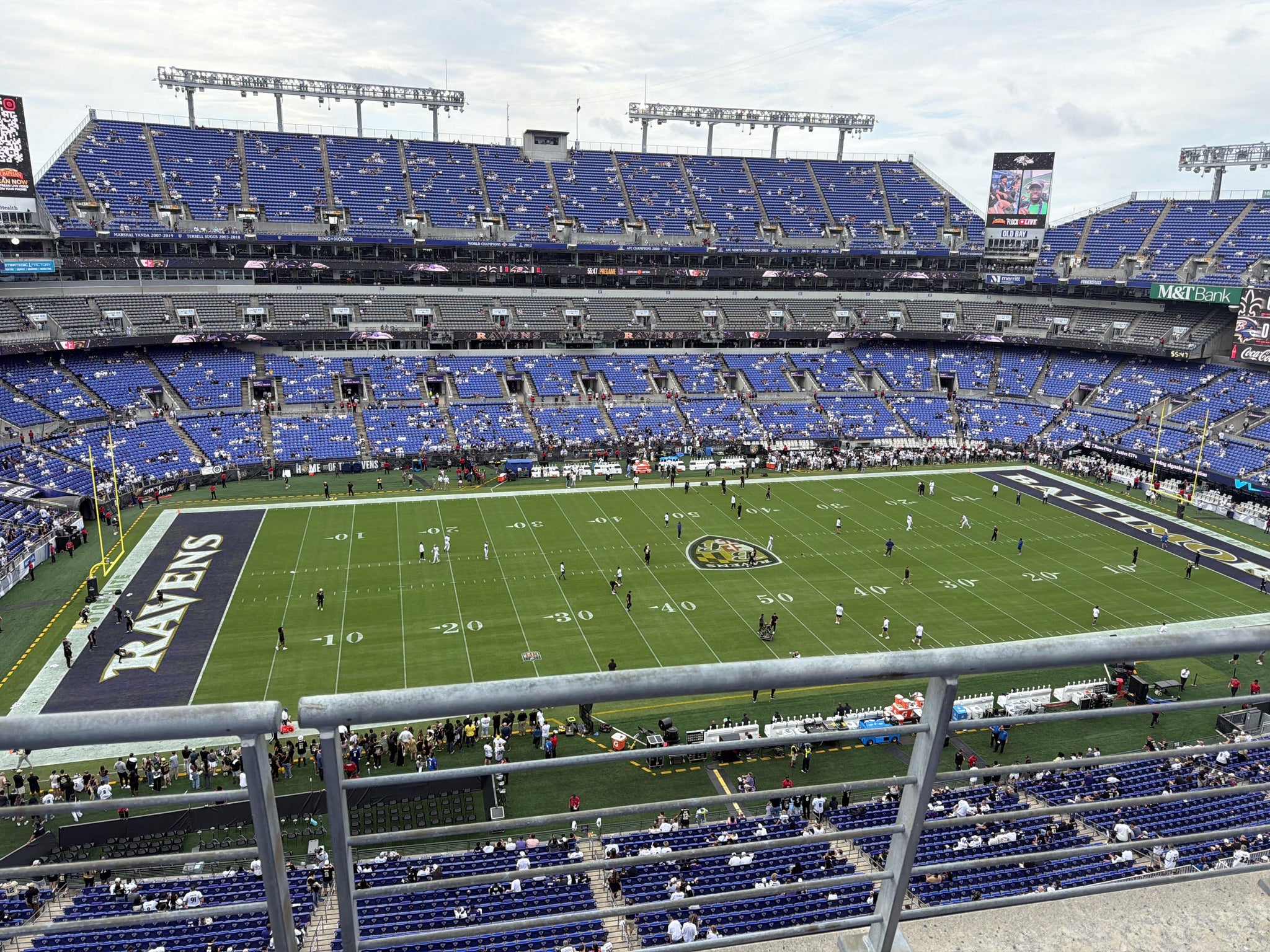 Real Fan View taken from Section 502 at M&T Bank Stadium by Carlos A