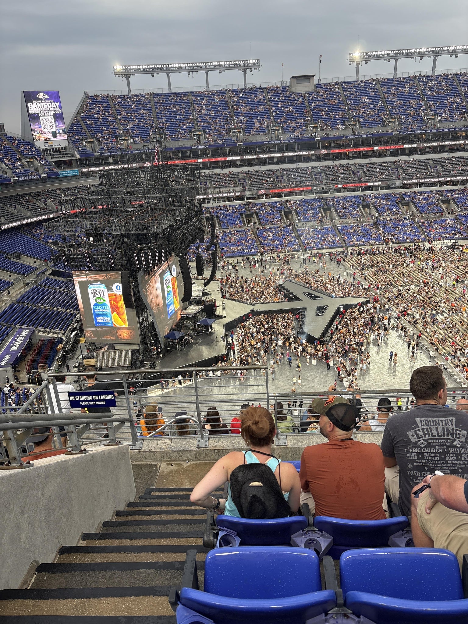 Real Fan View taken from Section 502 at M&T Bank Stadium by Meaghan L