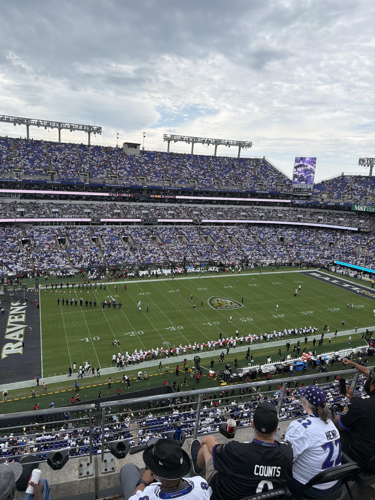 Real Fan View taken from Section 503 at M&T Bank Stadium by Scott S