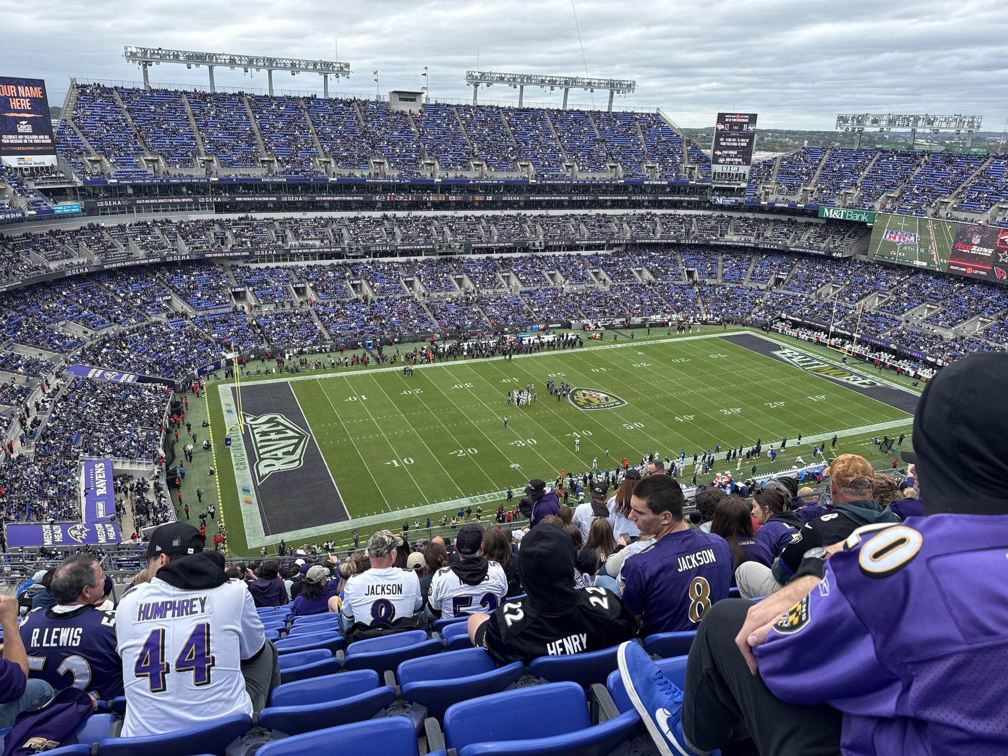Real Fan View taken from Section 504 at M&T Bank Stadium by Christopher C