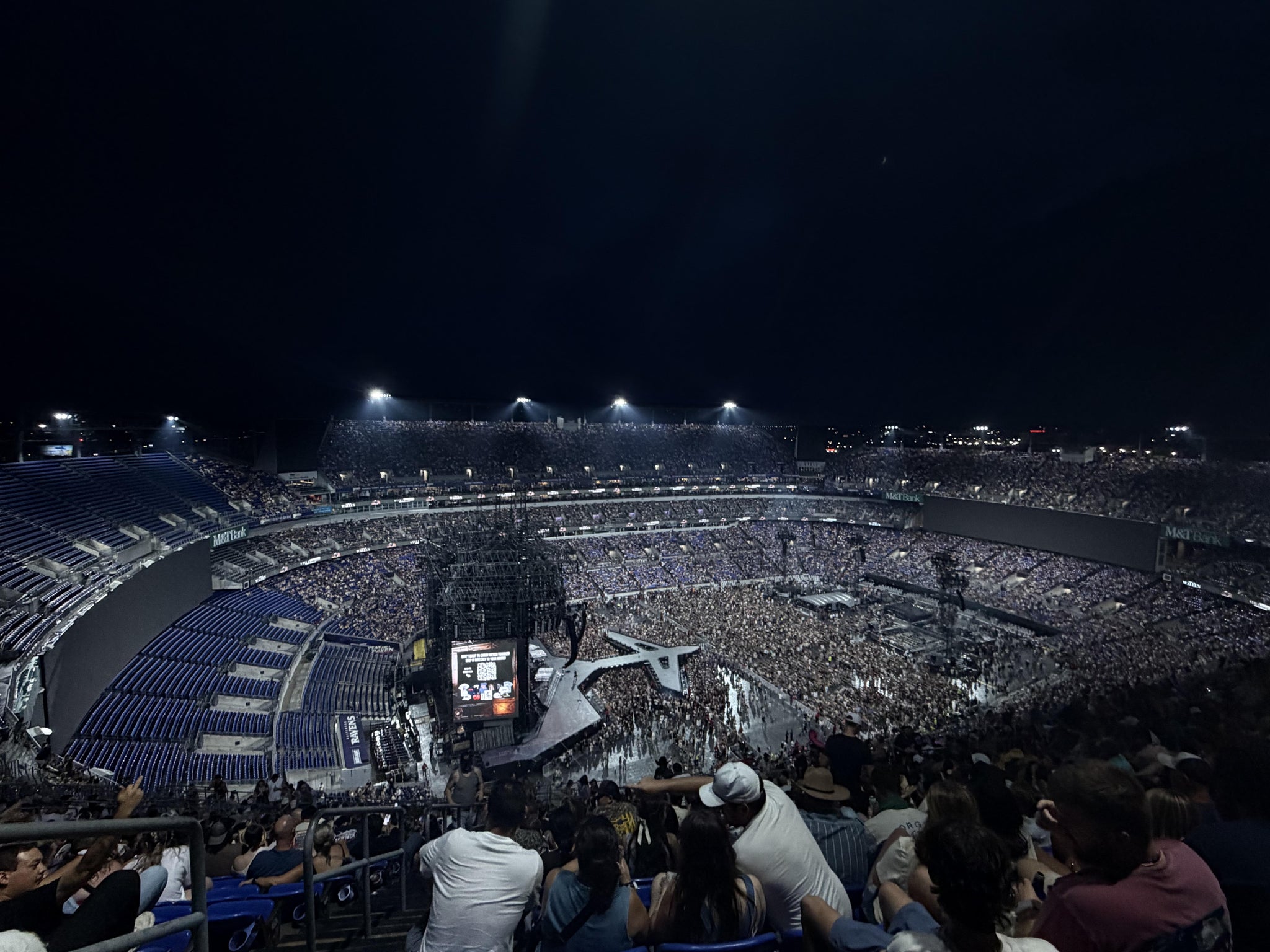 Vue réelle des fans prise de la Section 504 au site M&T Bank Stadium par Emily S