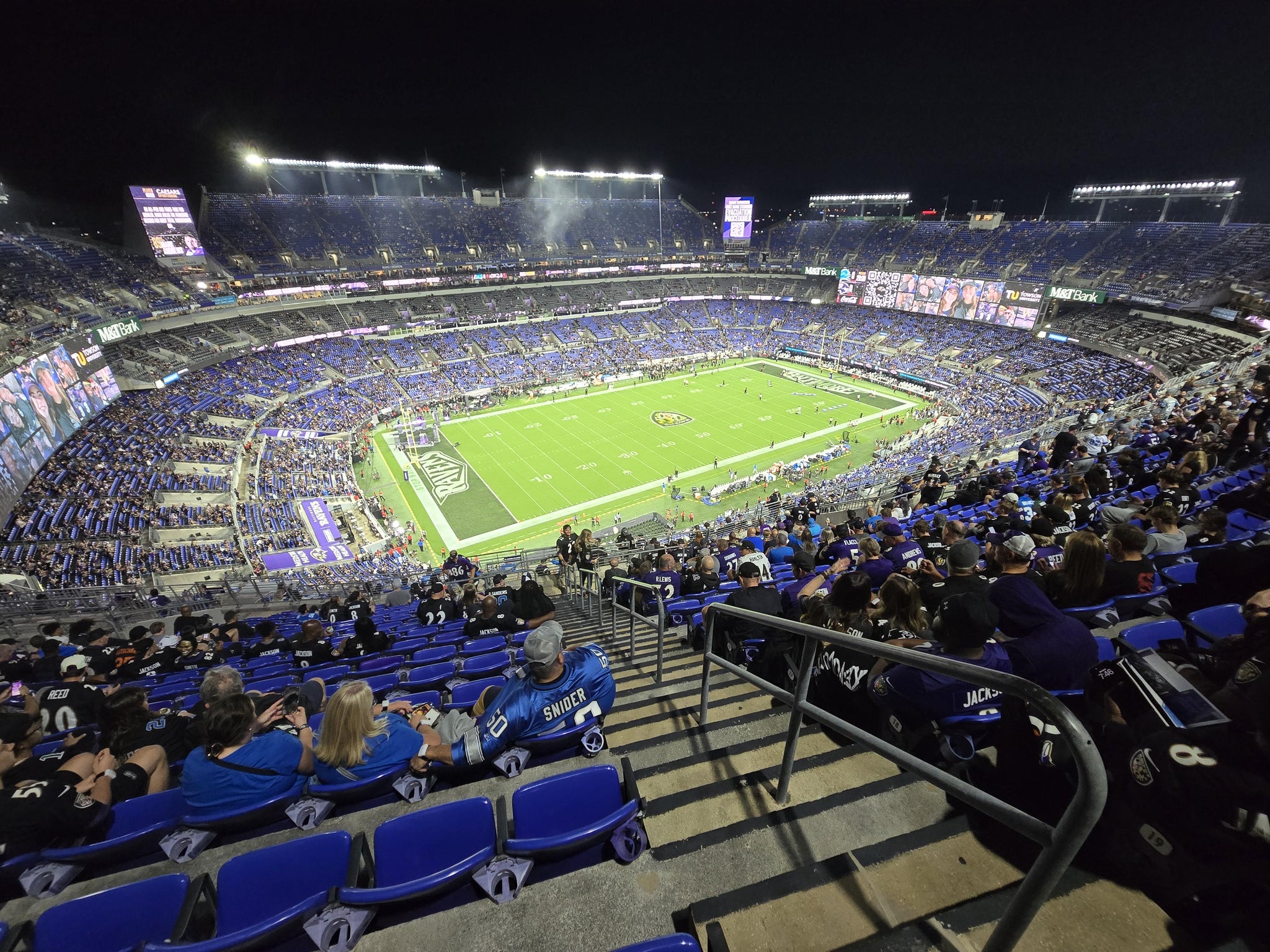 Real Fan View taken from Section 505 at M&T Bank Stadium by Derek H