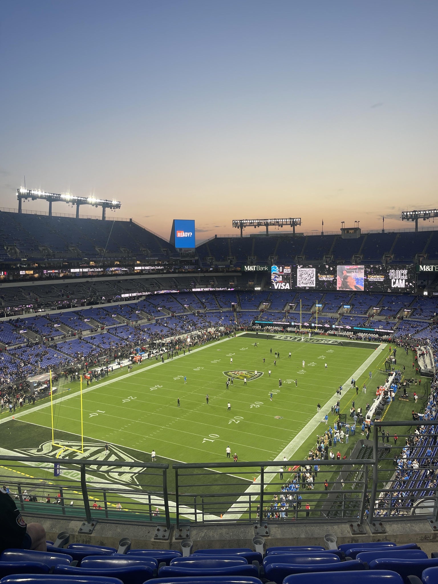 Real Fan View taken from Section 509 at M&T Bank Stadium by Imani W