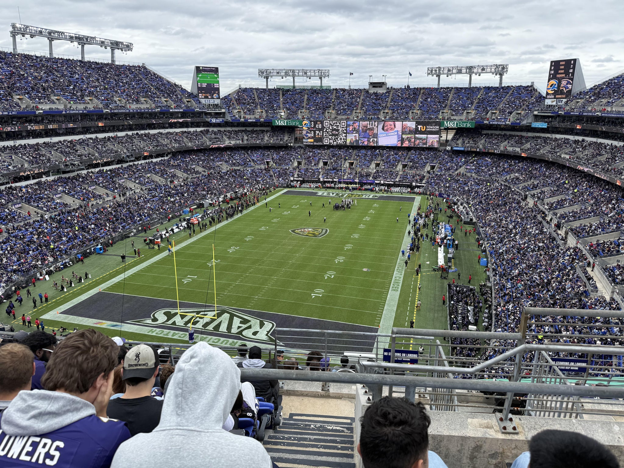 Real Fan View taken from Section 511 at M&T Bank Stadium by Carvel H
