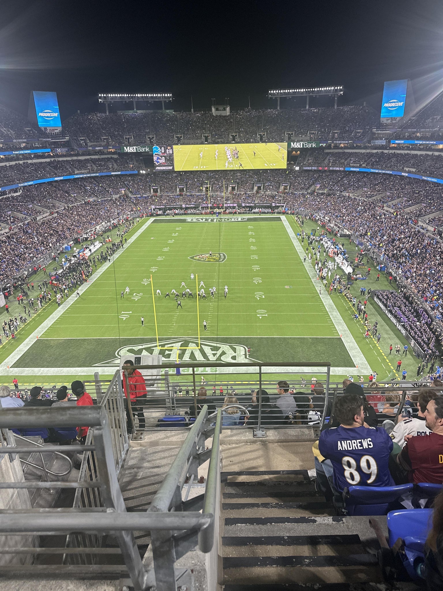 Real Fan View taken from Section 512 at M&T Bank Stadium by Sean B