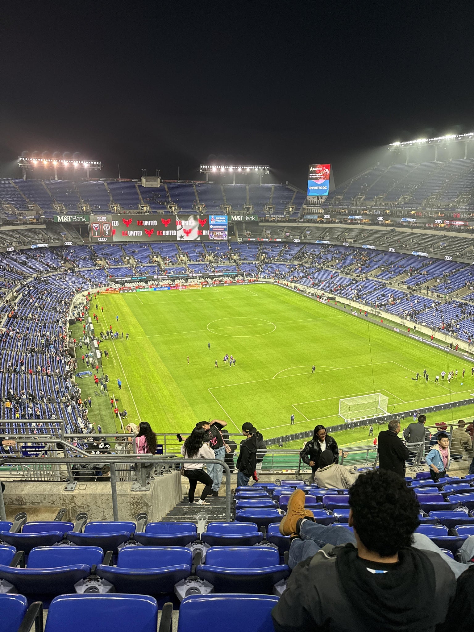 Real Fan View taken from Section 516 at M&T Bank Stadium by Rory Y