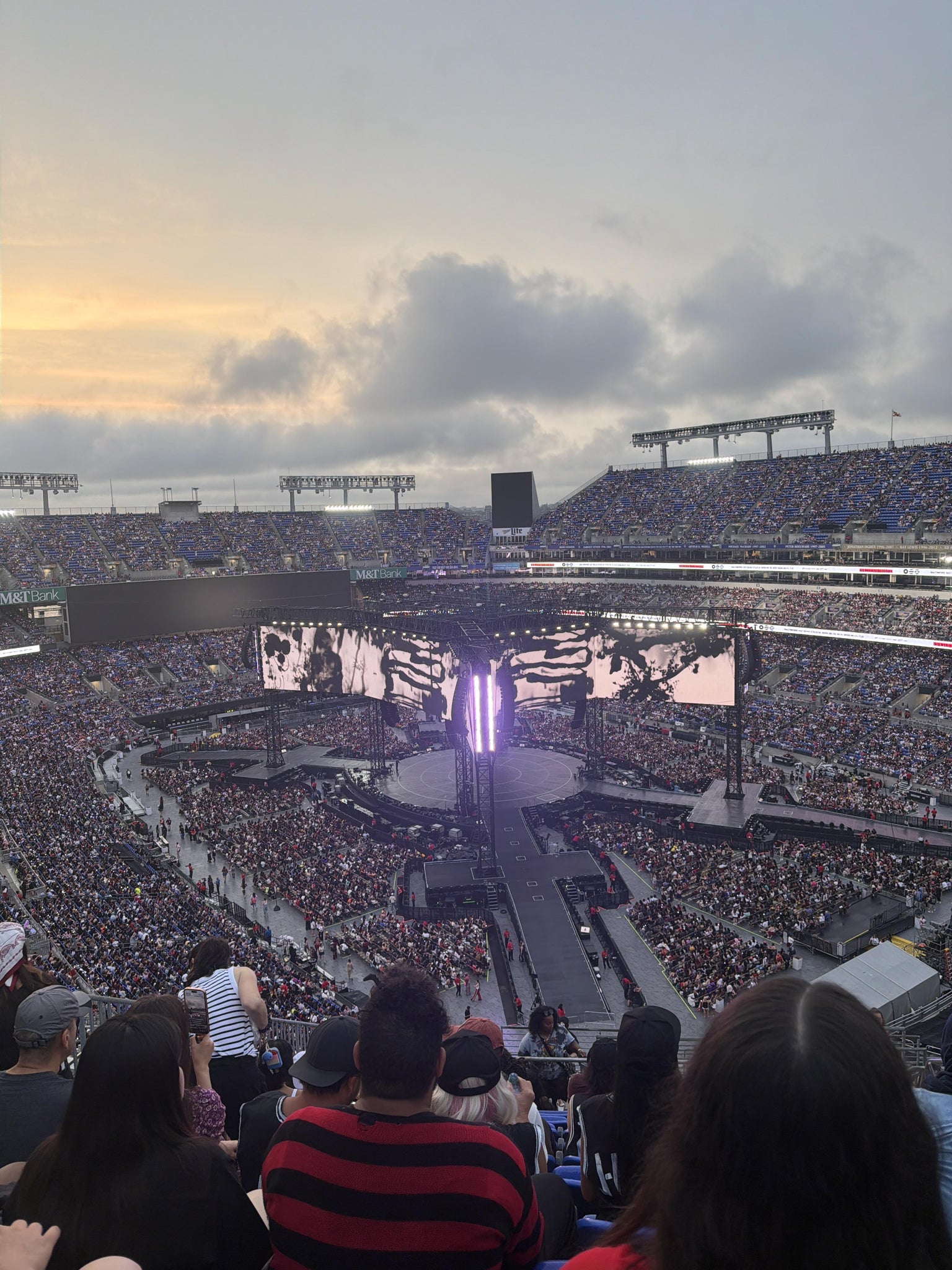 Vue réelle des fans prise de la Section 519 au site M&T Bank Stadium par Sophia abigail C