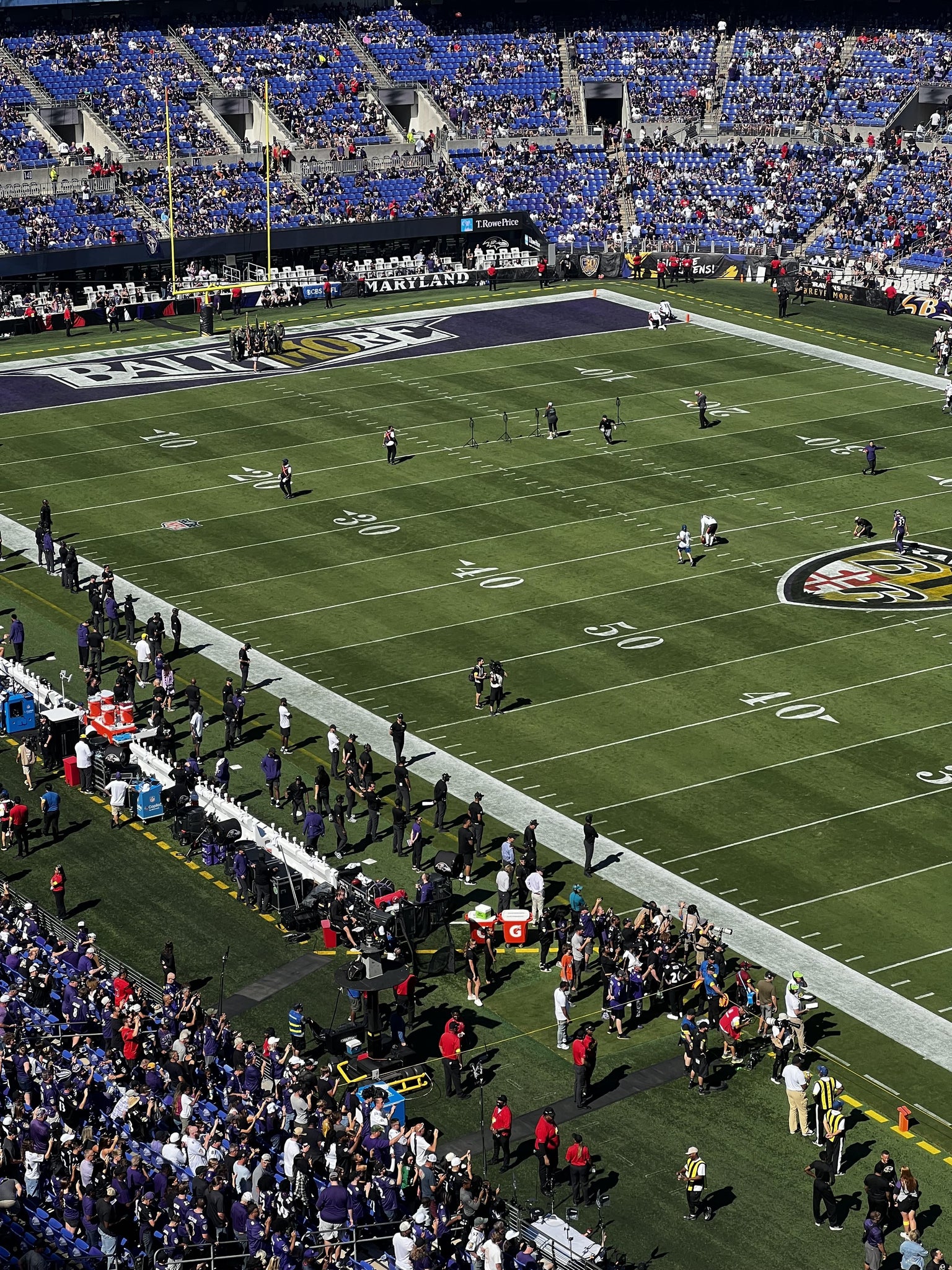 Real Fan View taken from Section 520 A at M&T Bank Stadium by Nidheesh I