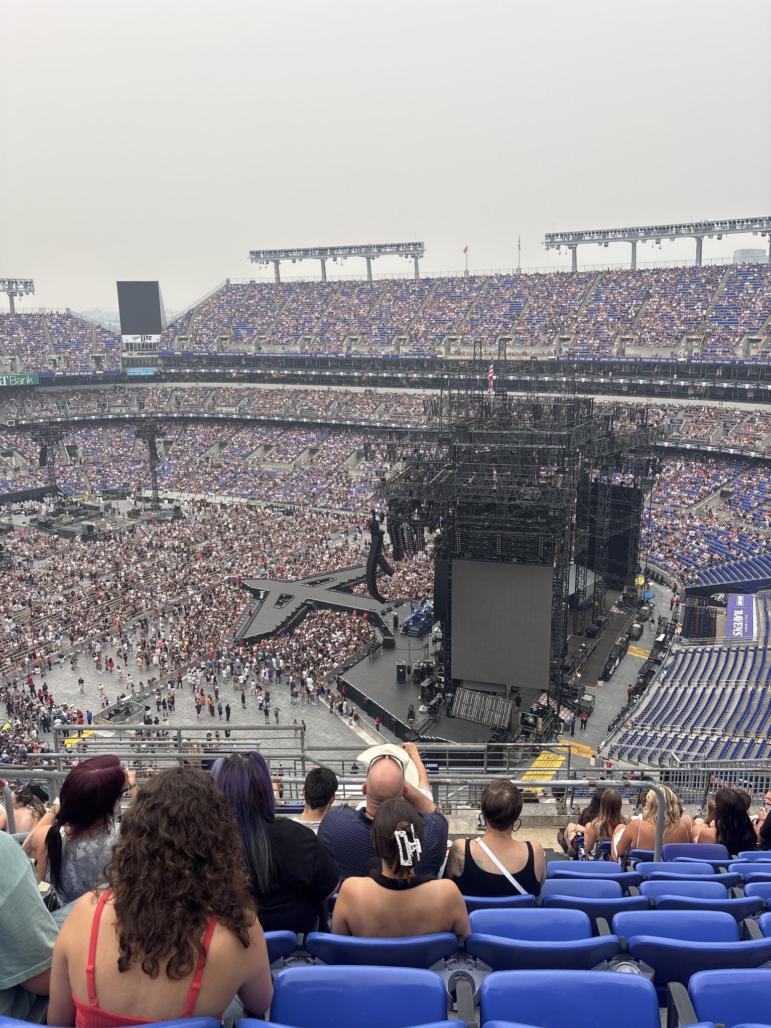 Real Fan View taken from Section 520 at M&T Bank Stadium by Gina G